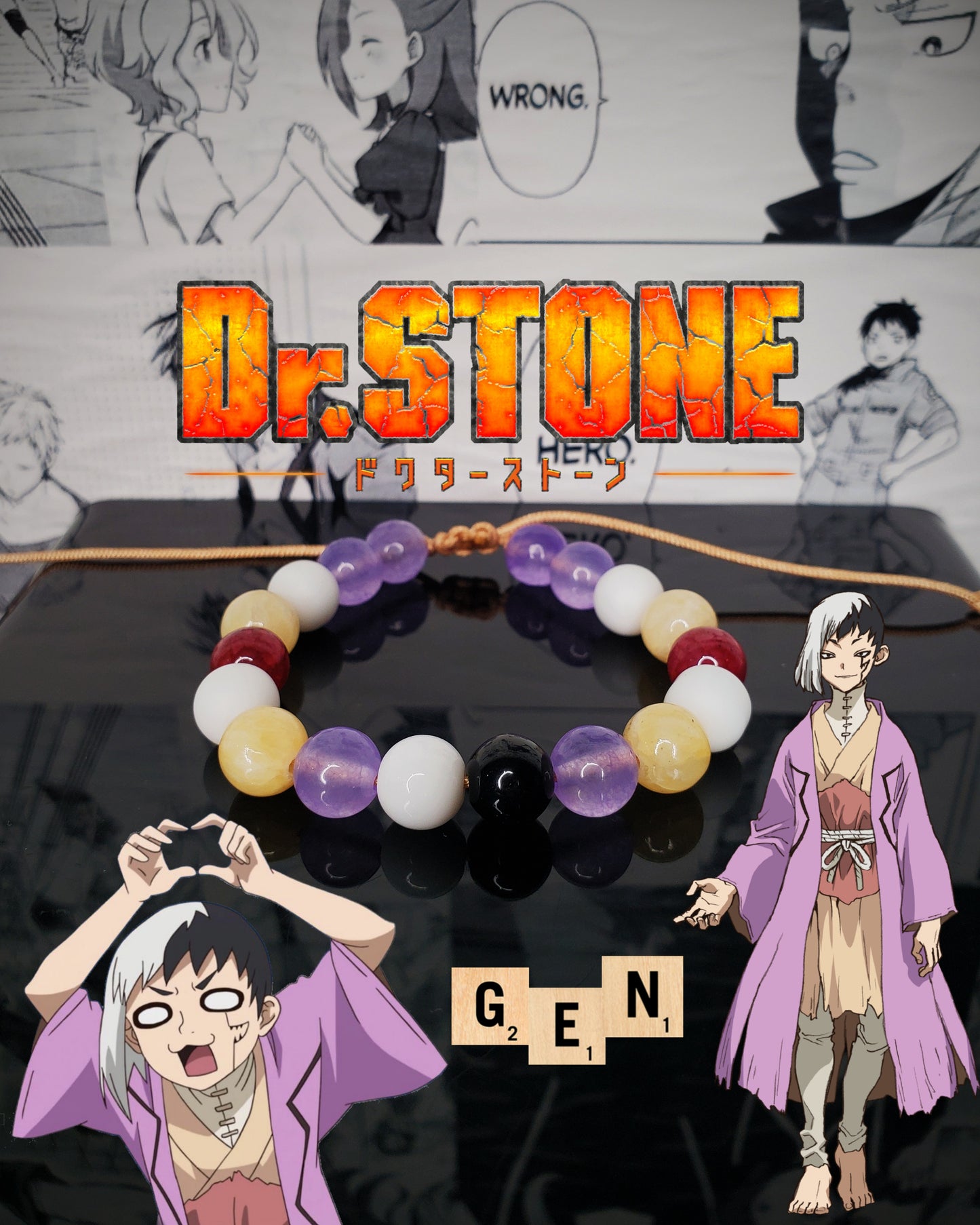 Pulseras Inspiradas En Personajes De Dr. Stone