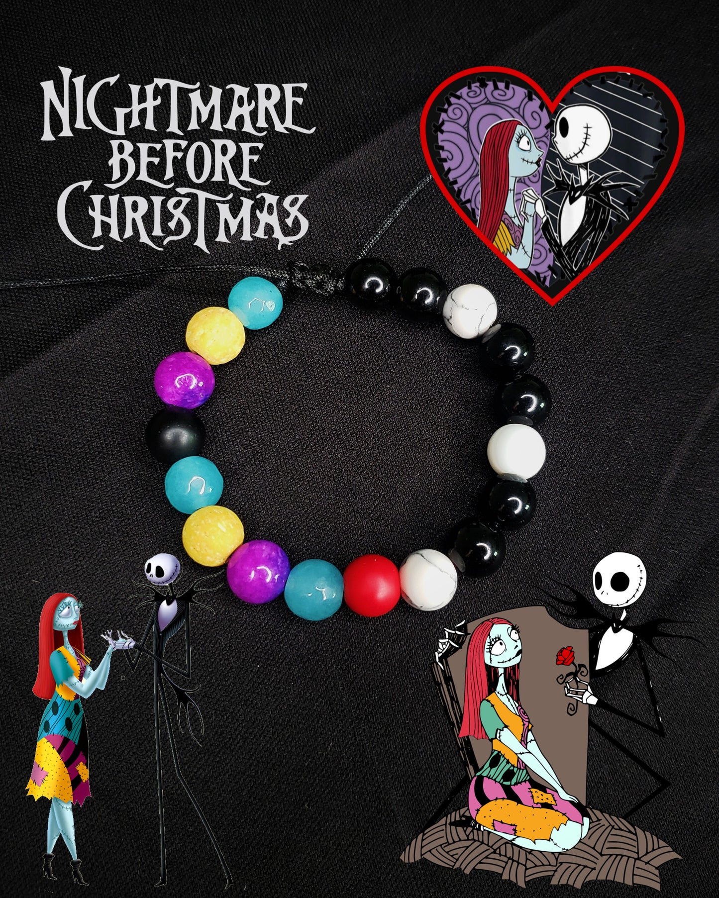 Pulseras Inspiradas En Personajes De El Extraño Mundo De Jack