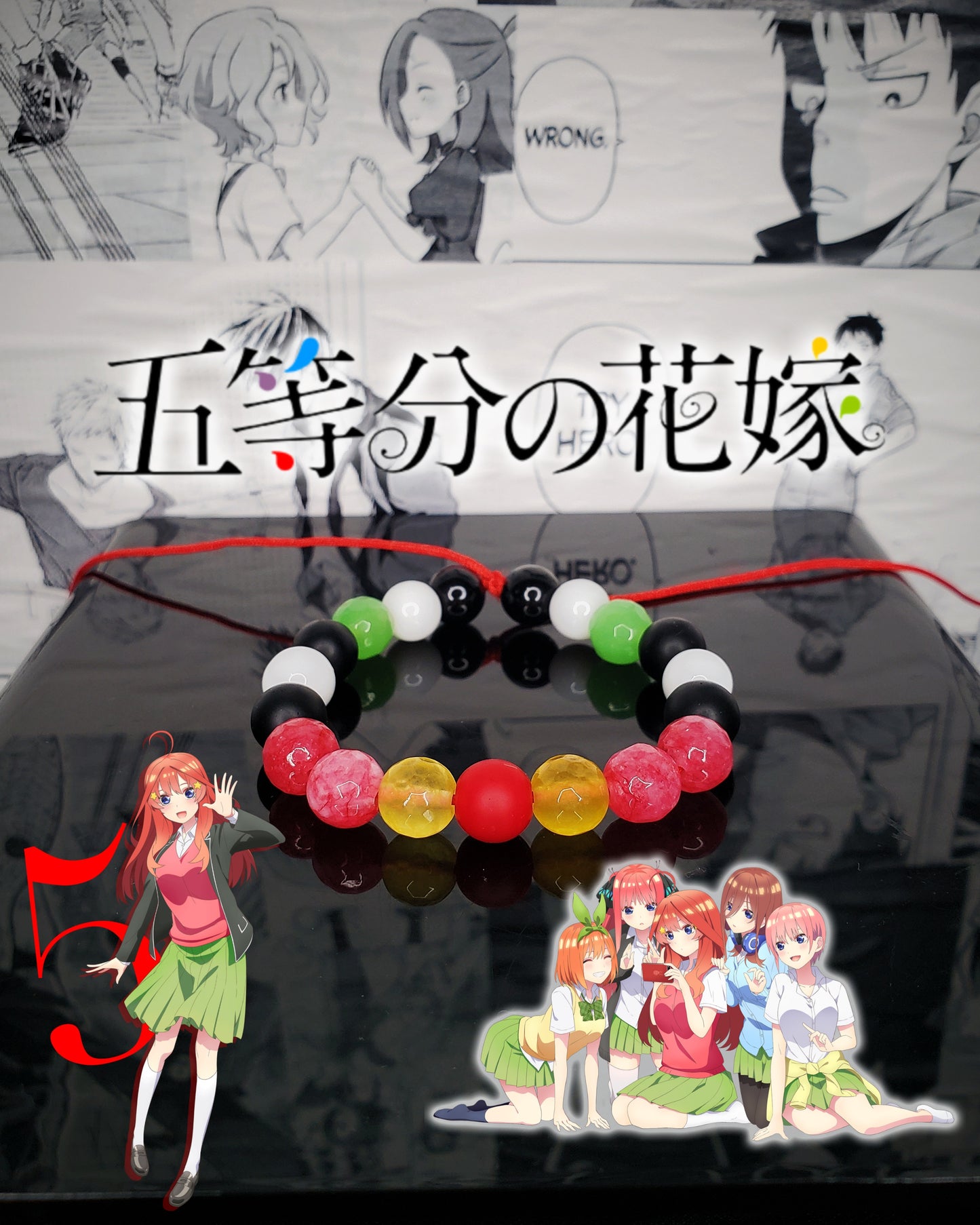 Pulseras Inspiradas En Personajes De Go-Tōbun no Hanayome