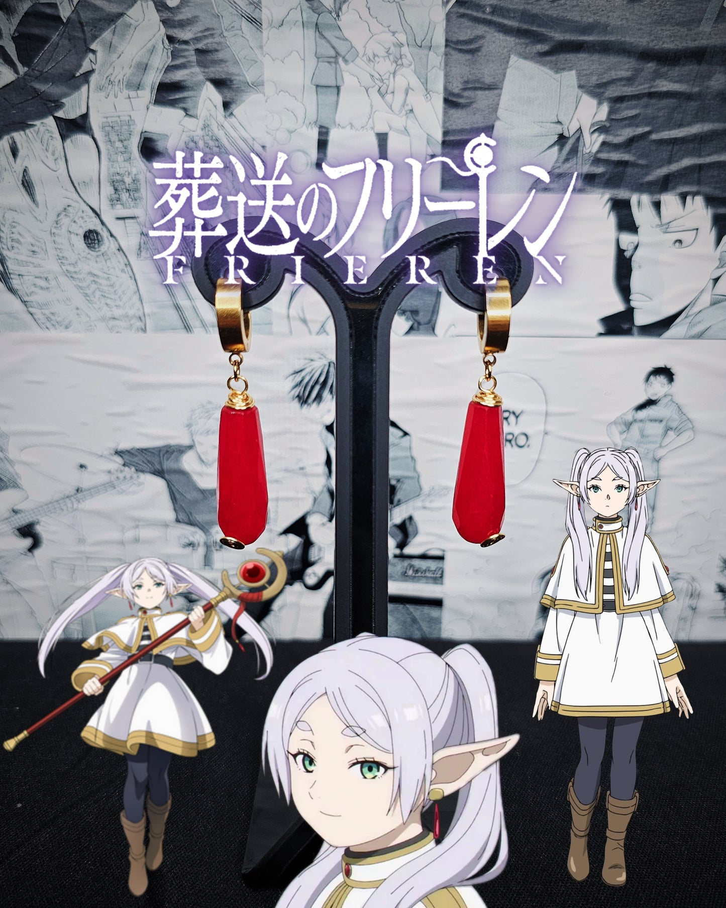 Aretes de acero inoxidable de Frieren