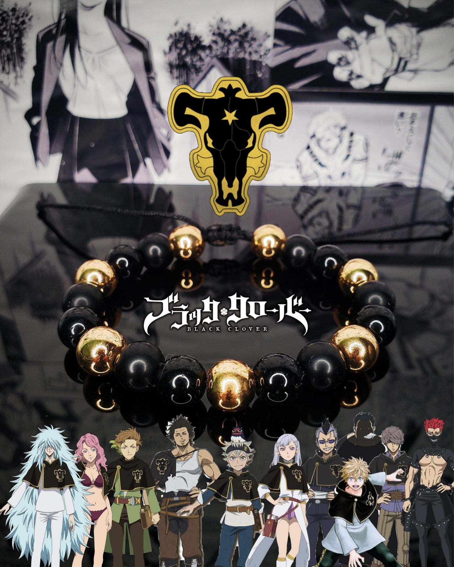 Pulseras Inspiradas En Personajes De Black Clover