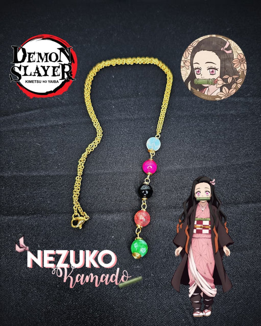 Collares de Acero Inox Inspirados En Personajes De Kimetsu No Yaiba