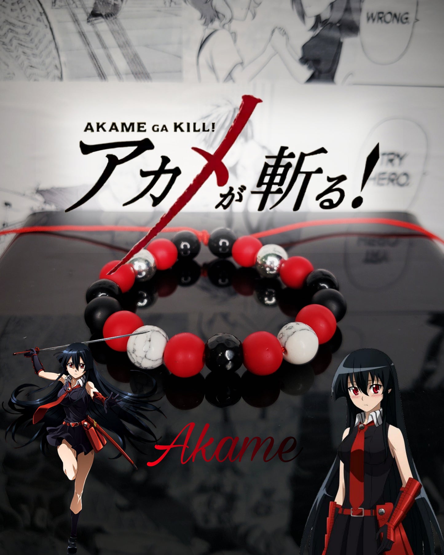 Pulseras Inspiradas En Personajes De Akame Ga Kill