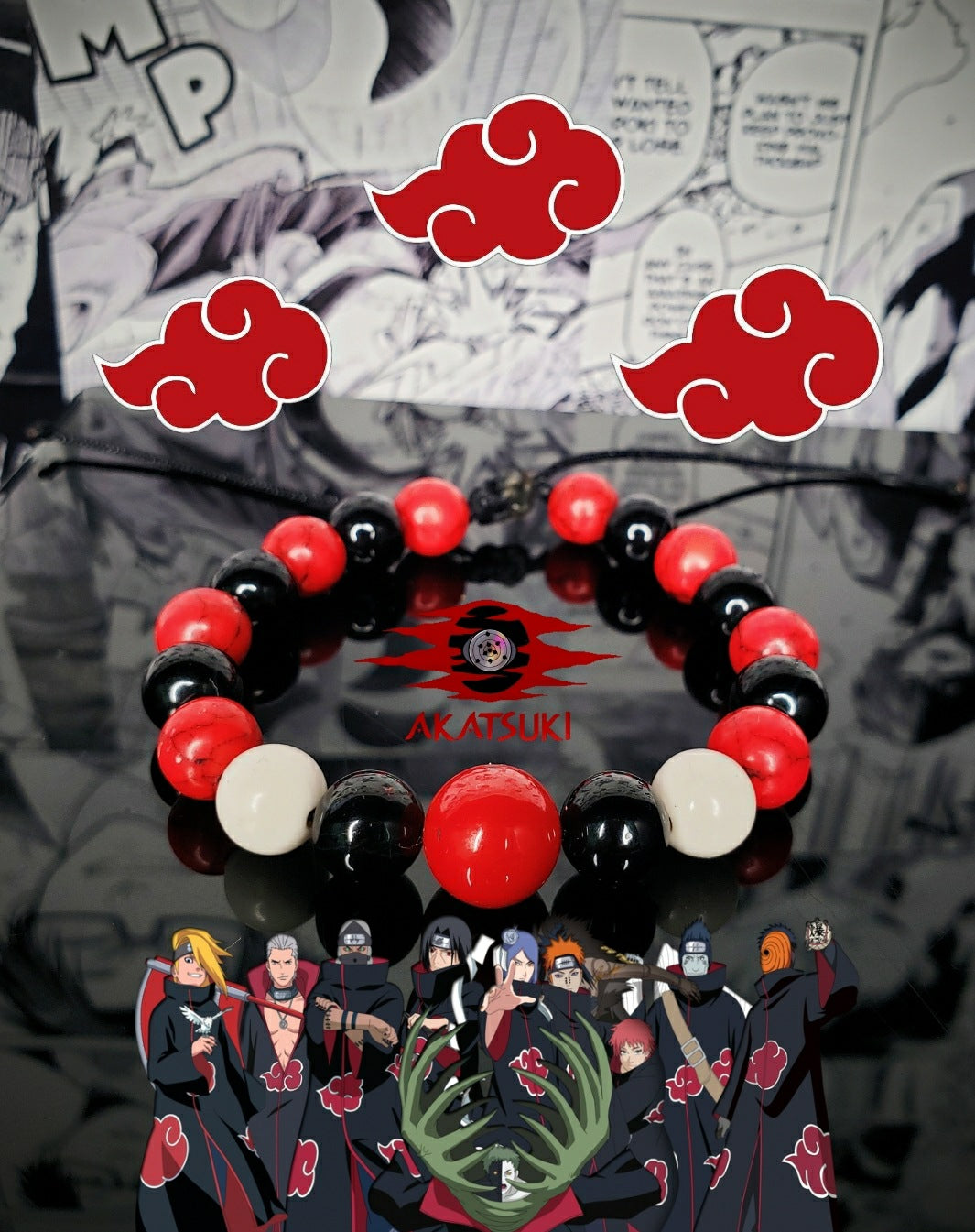 Pulseras Inspiradas En Personajes De Naruto y Boruto