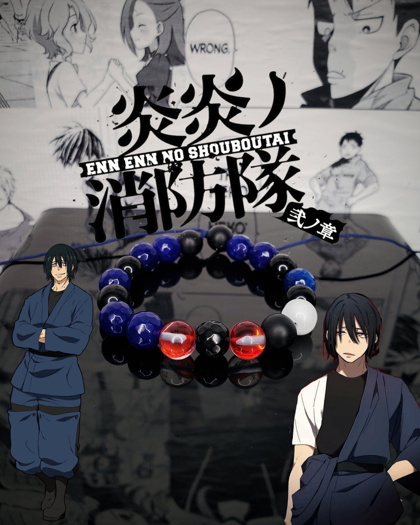 Pulseras Inspiradas En Personajes De Fire Force