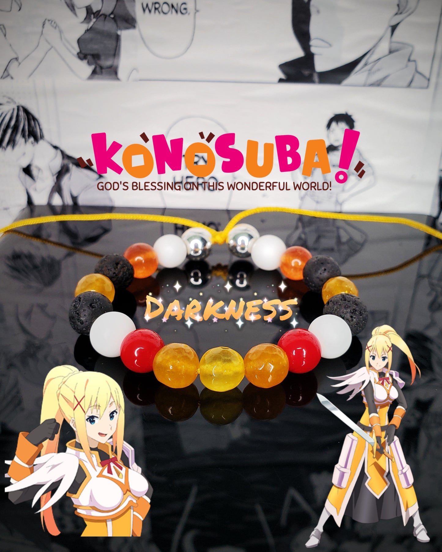 Pulseras Inspiradas En Personajes De Konosuba