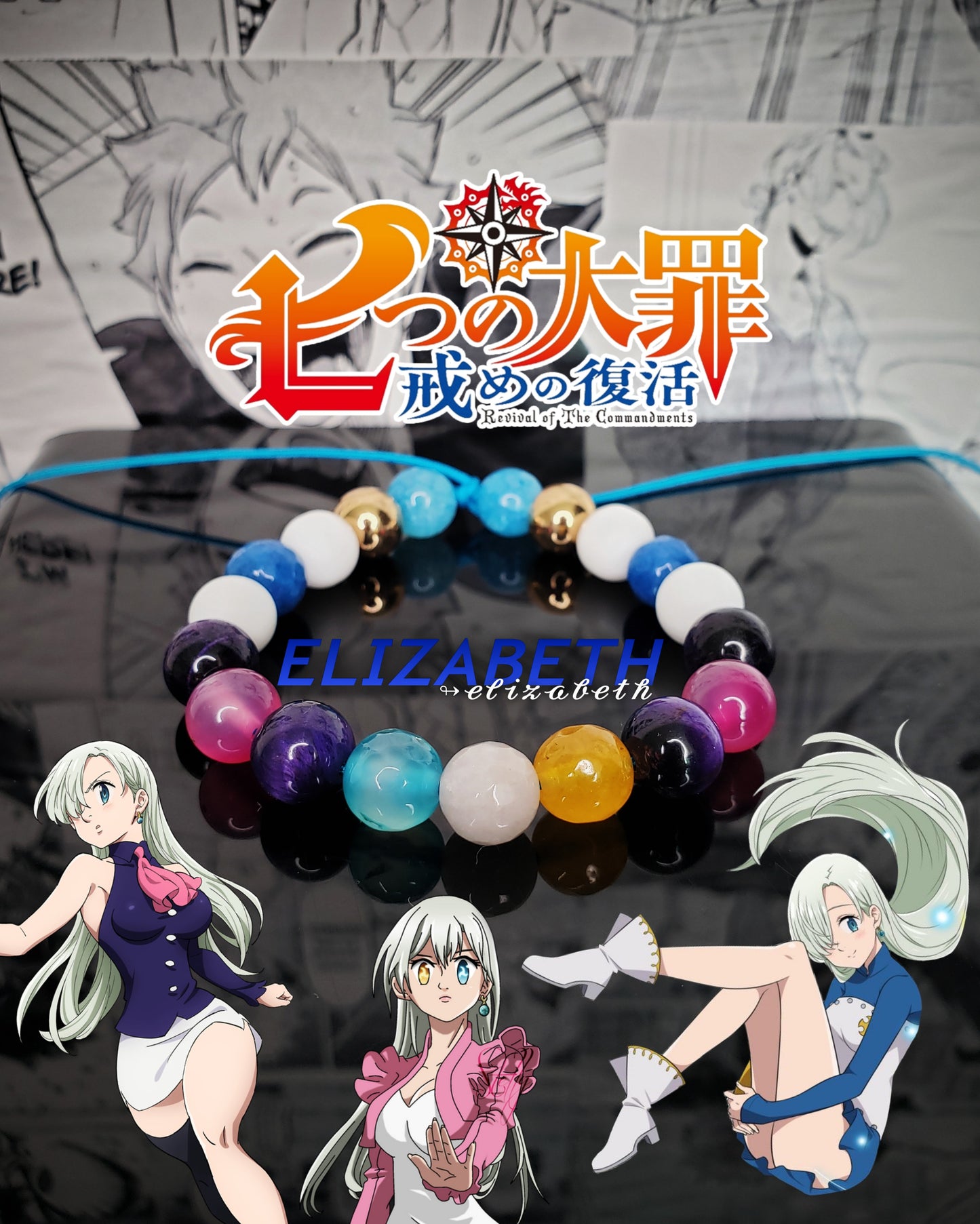 Pulseras Inspiradas En Personajes De Nanatsu No Taizai