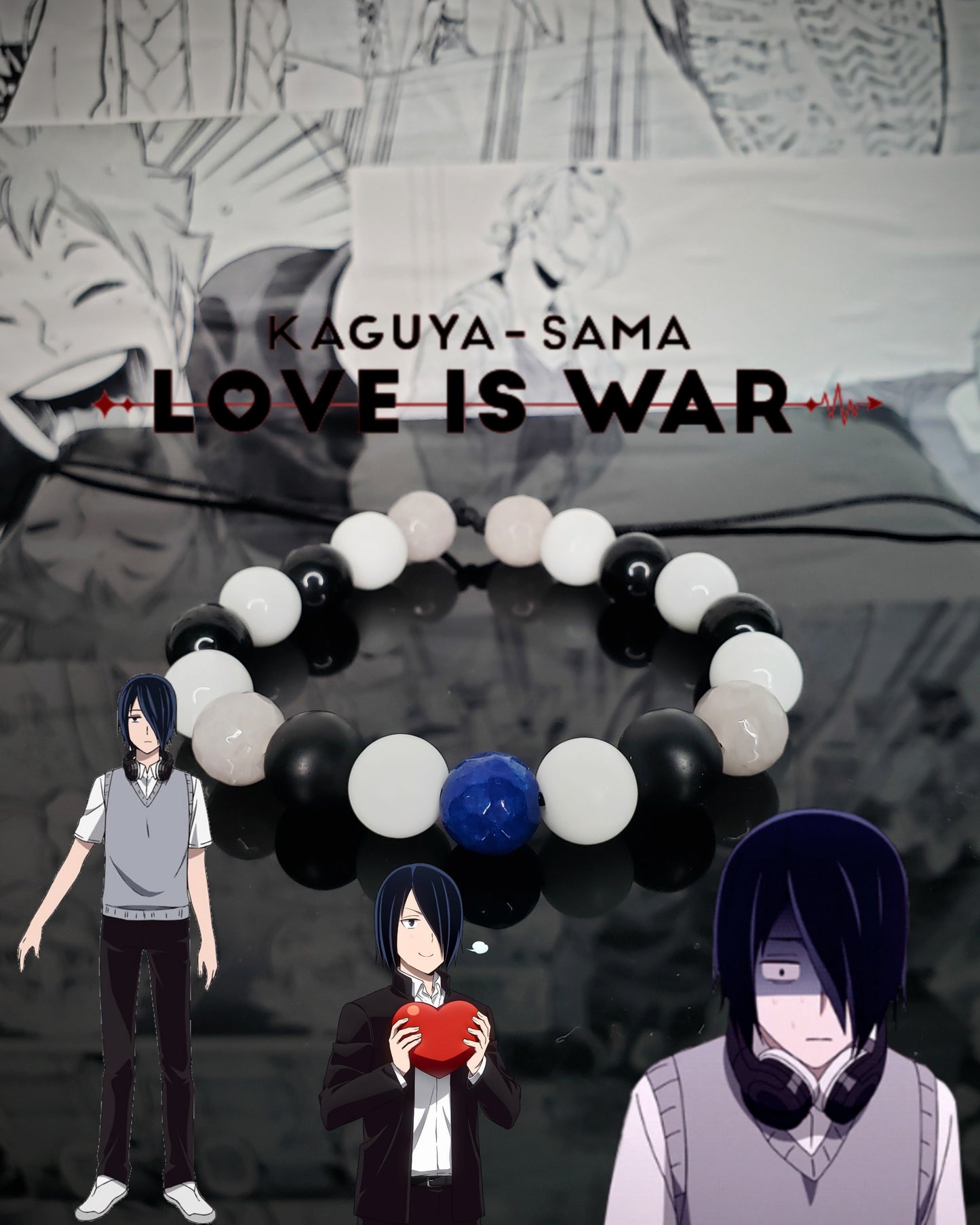 Pulseras Inspiradas En Personajes De Kaguya-Sama: Love is War