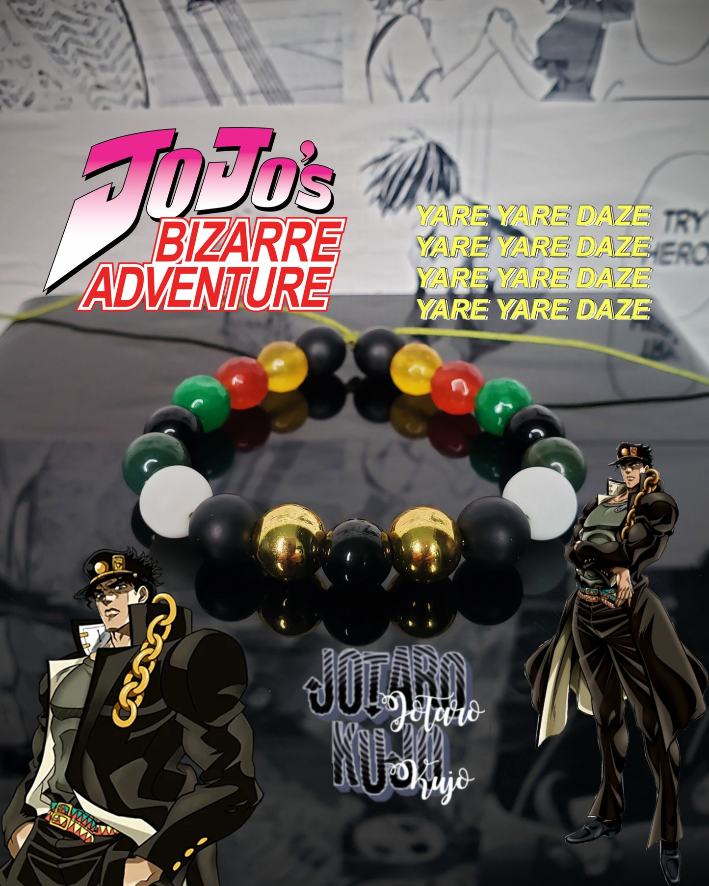 Pulseras Inspiradas En Personajes De JoJo's Bizarre Adventure
