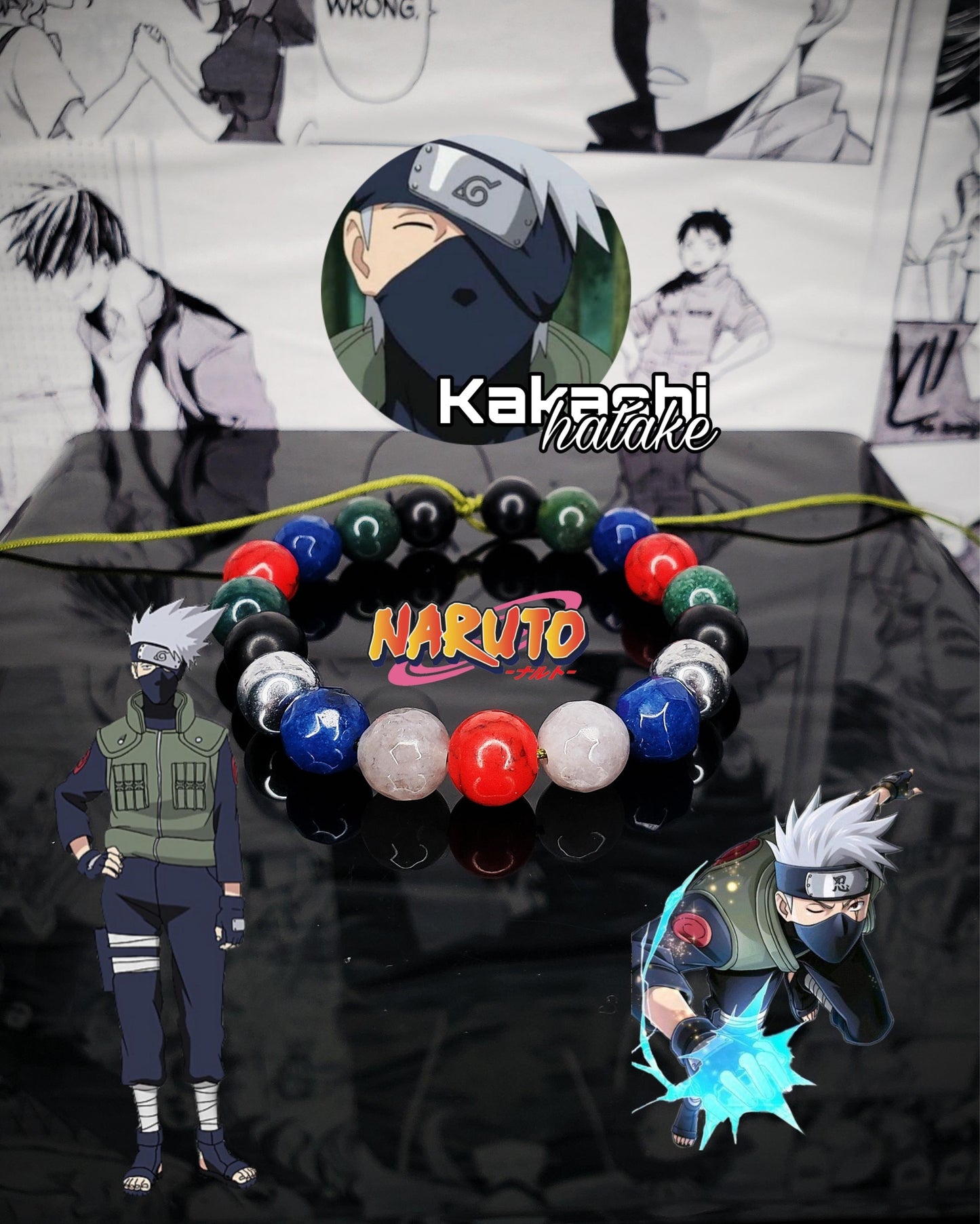 Pulseras Inspiradas En Personajes De Naruto y Boruto