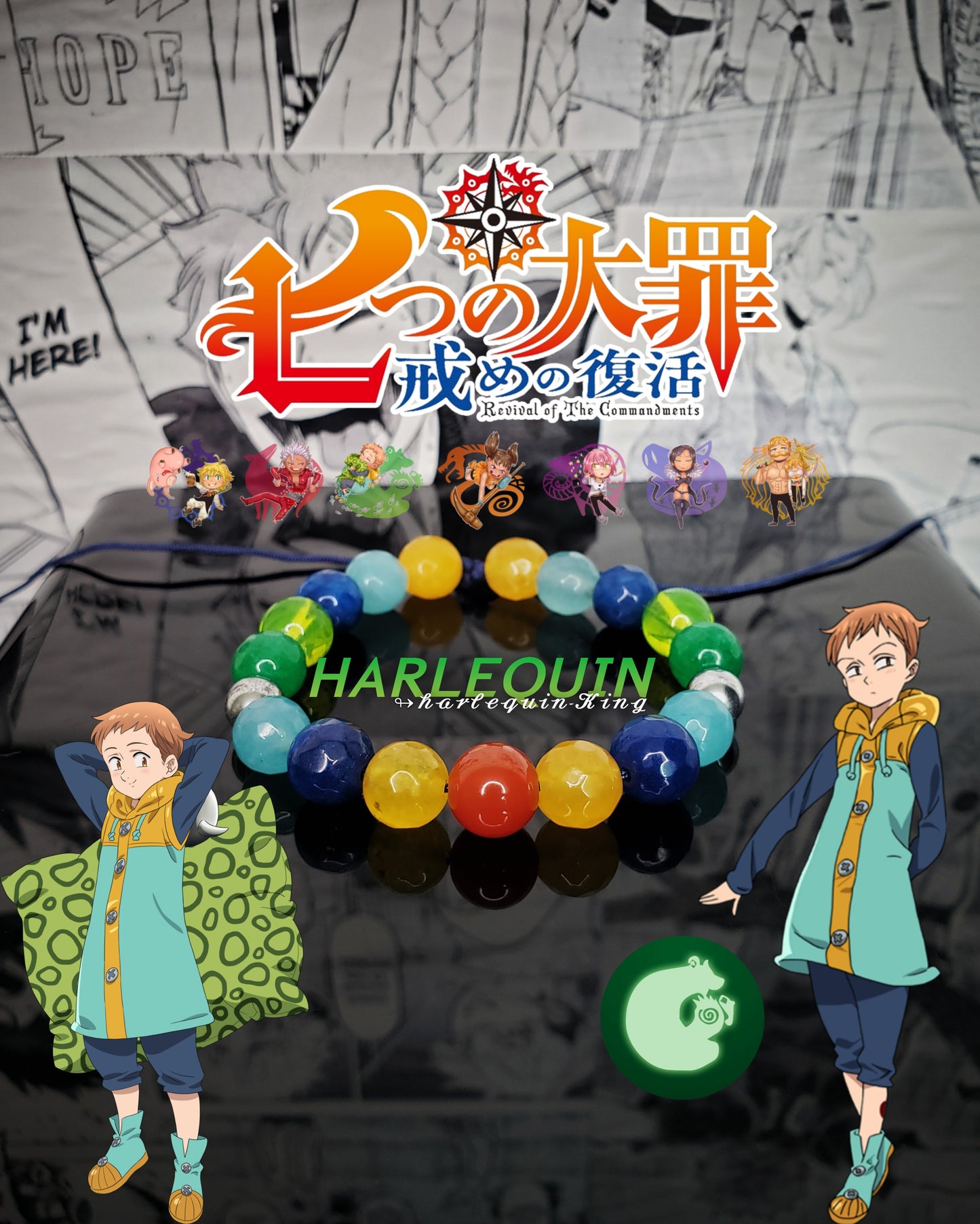 Pulseras Inspiradas En Personajes De Nanatsu No Taizai