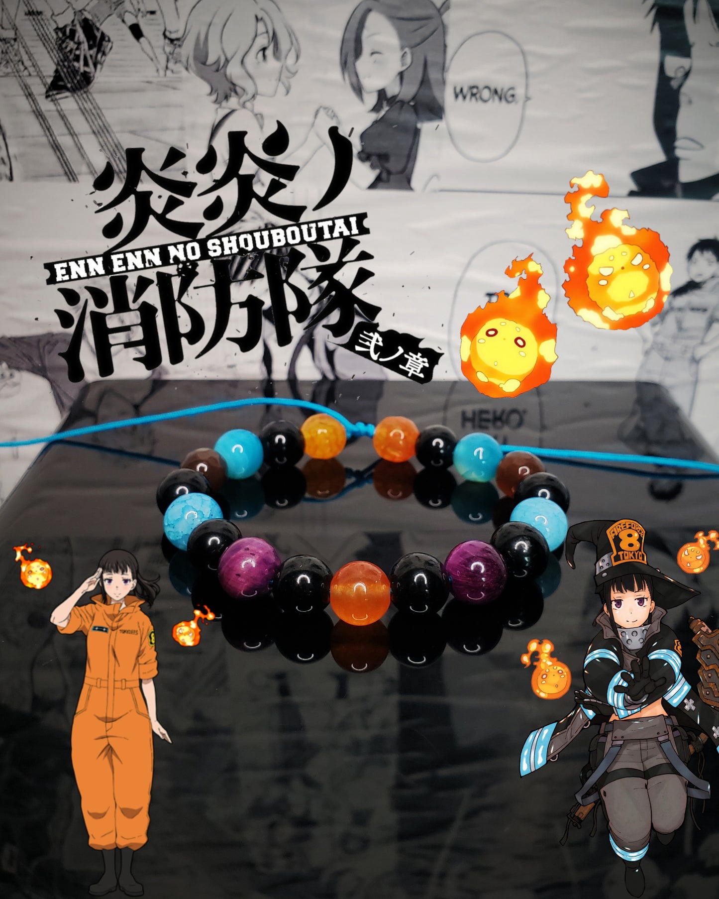 Pulseras Inspiradas En Personajes De Fire Force
