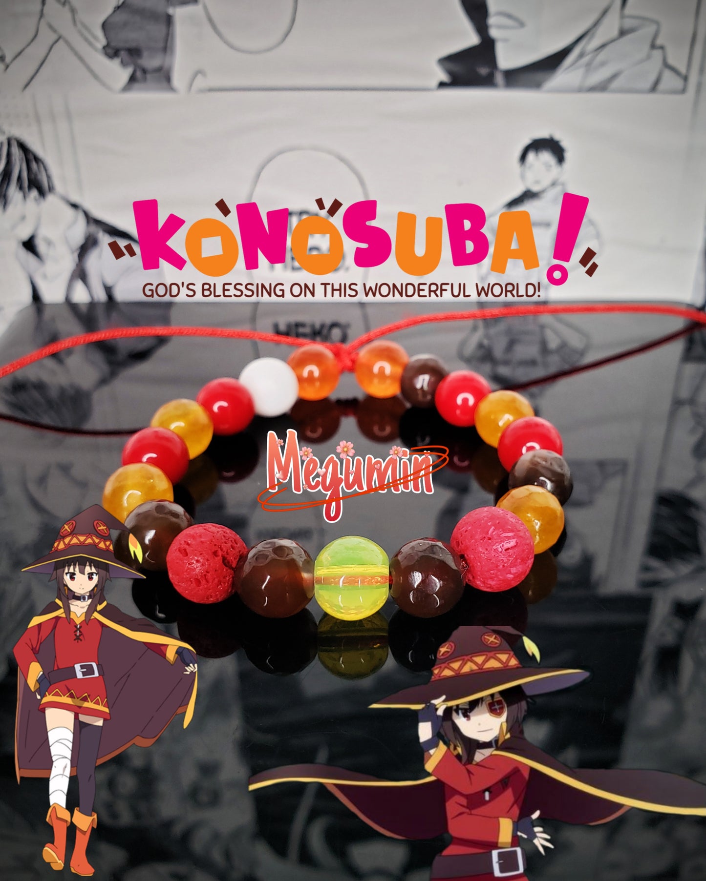 Pulseras Inspiradas En Personajes De Konosuba