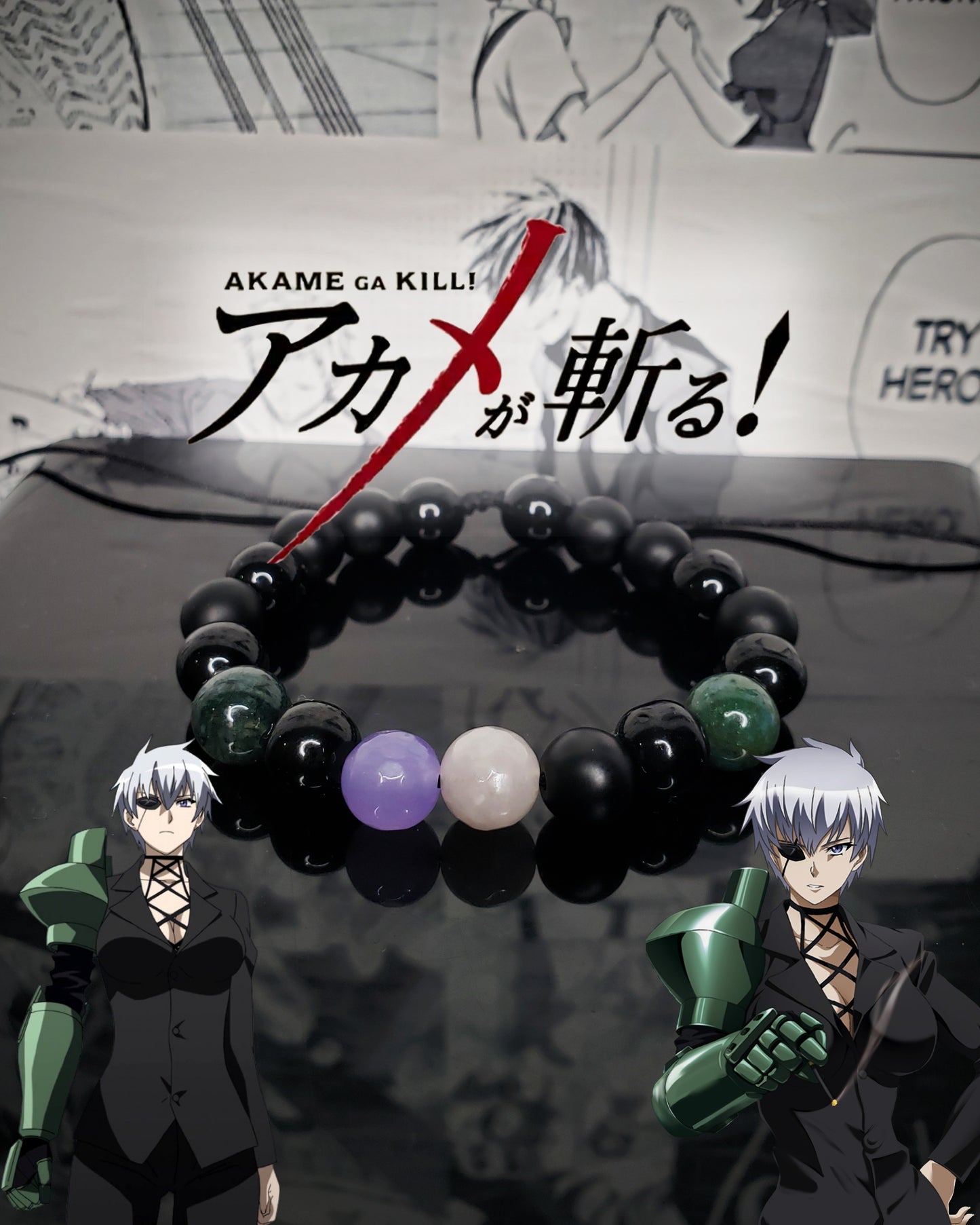 Pulseras Inspiradas En Personajes De Akame Ga Kill