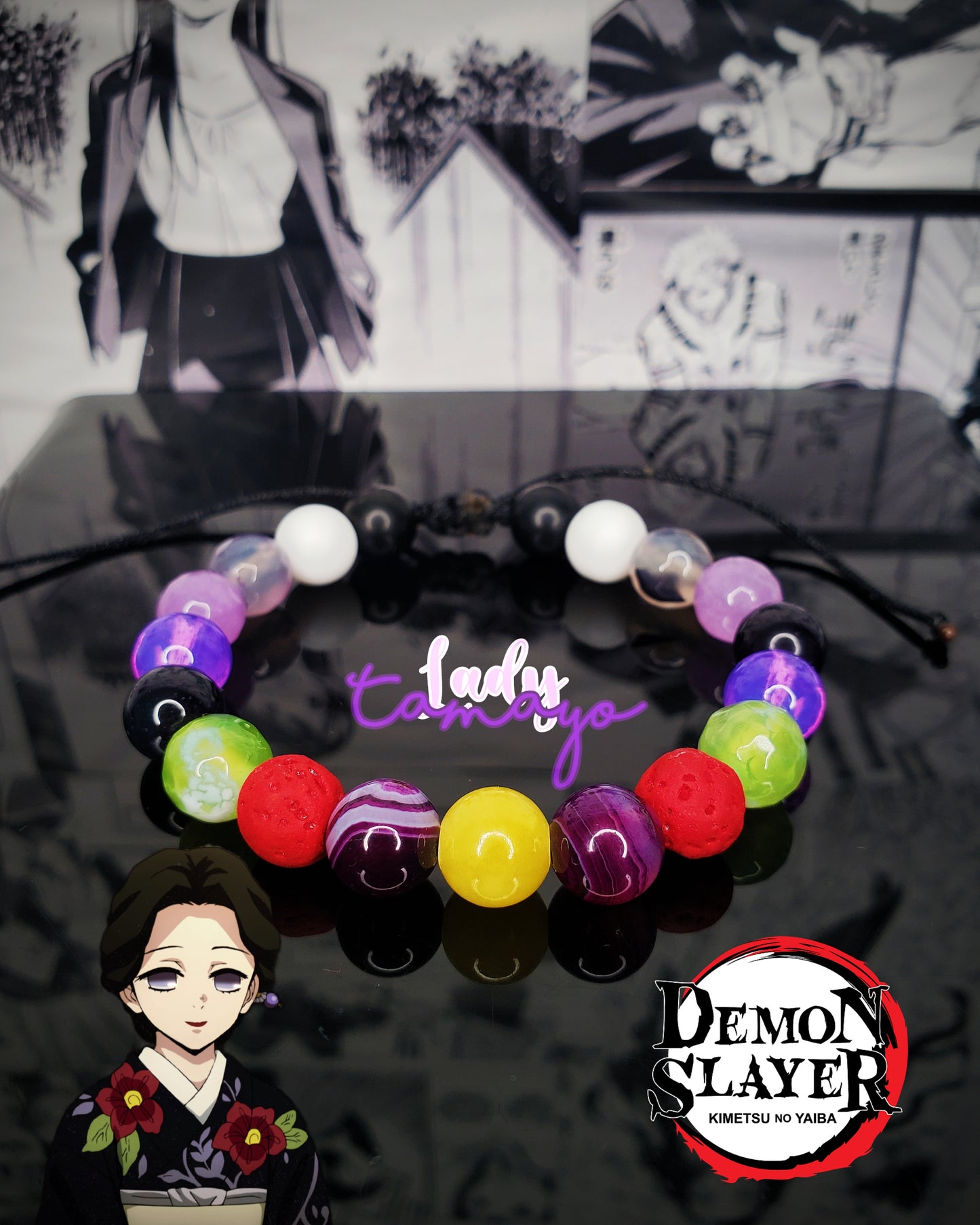 Pulseras Inspiradas En Personajes De Kimetsu no Yaiba