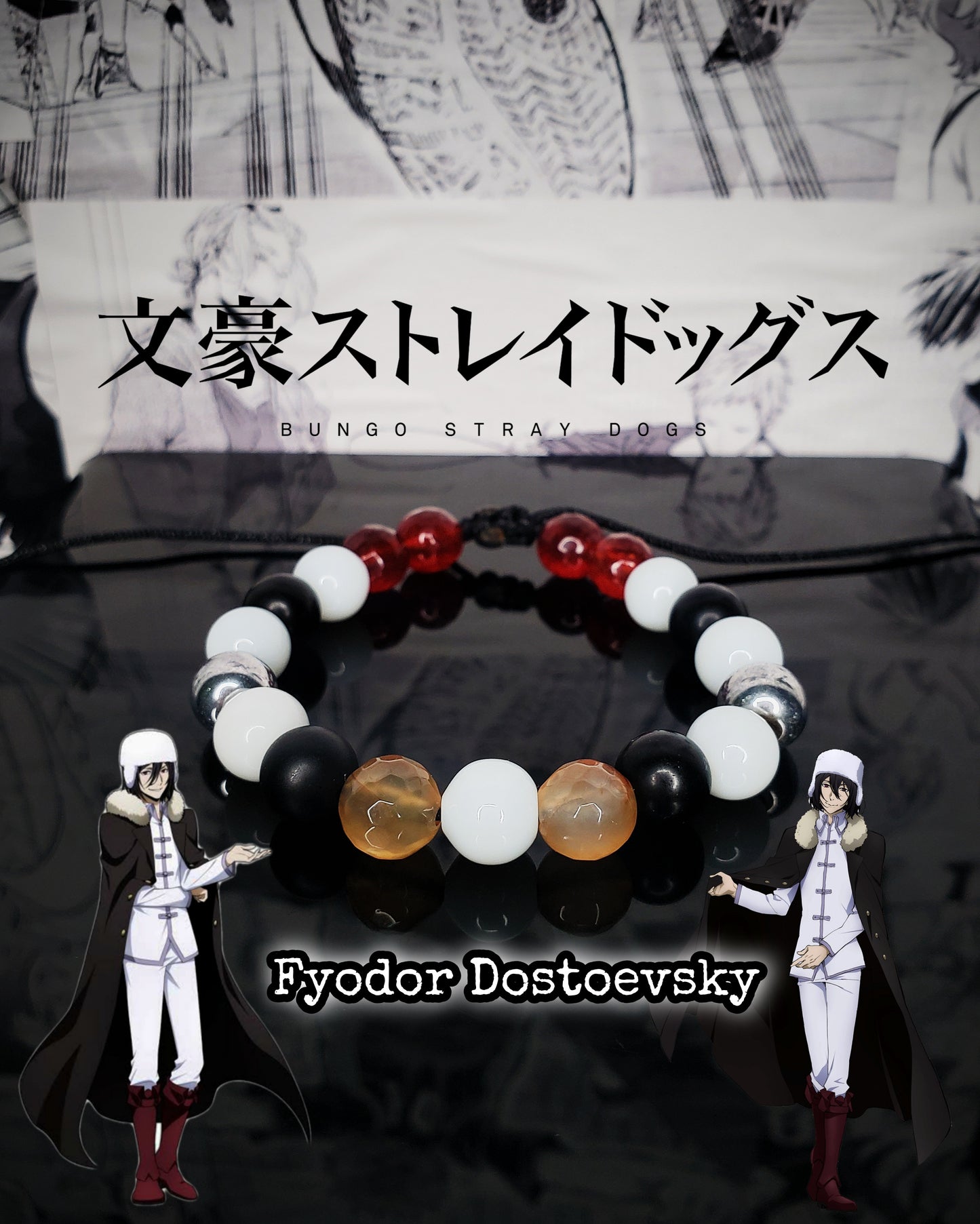 Pulseras Inspiradas En Personajes De Bungou Stray Dogs