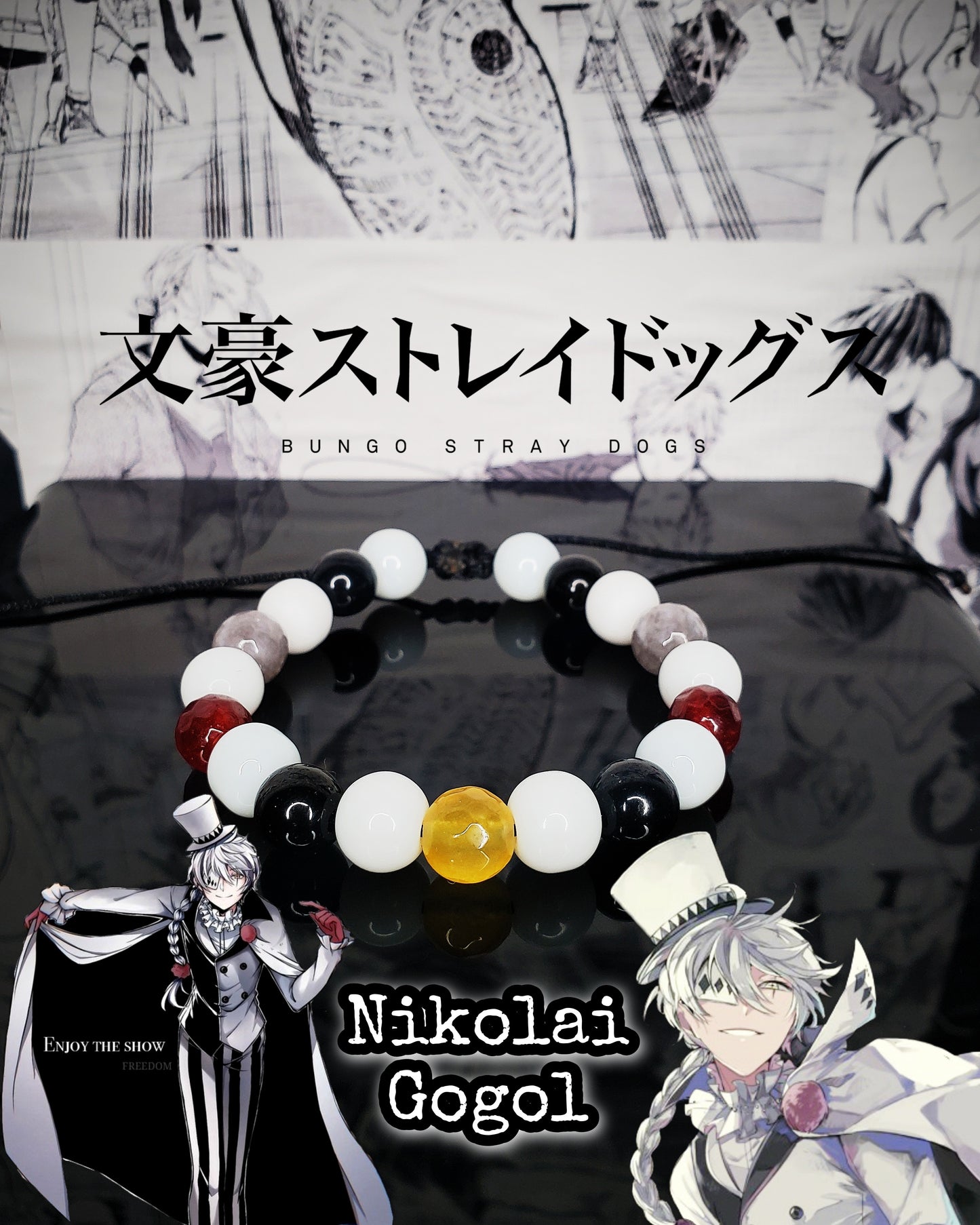 Pulseras Inspiradas En Personajes De Bungou Stray Dogs