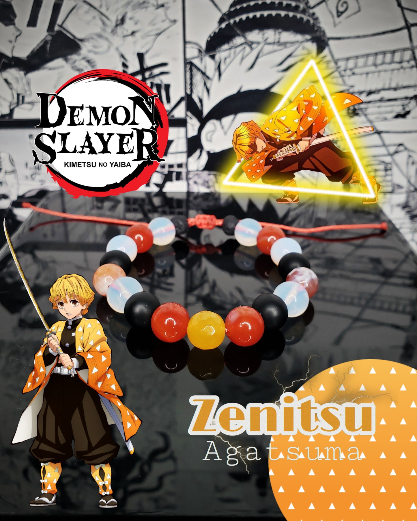 Pulseras Inspiradas En Personajes De Kimetsu no Yaiba