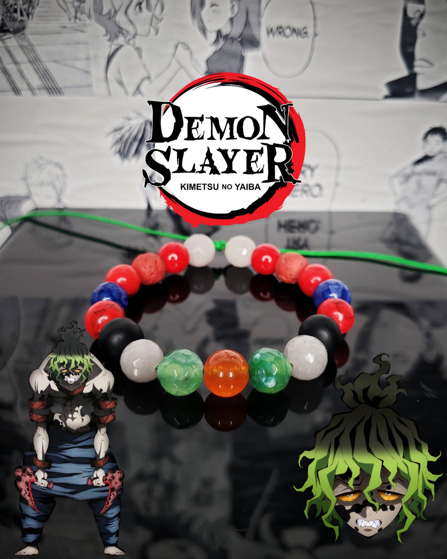 Pulseras Inspiradas En Personajes De Kimetsu no Yaiba