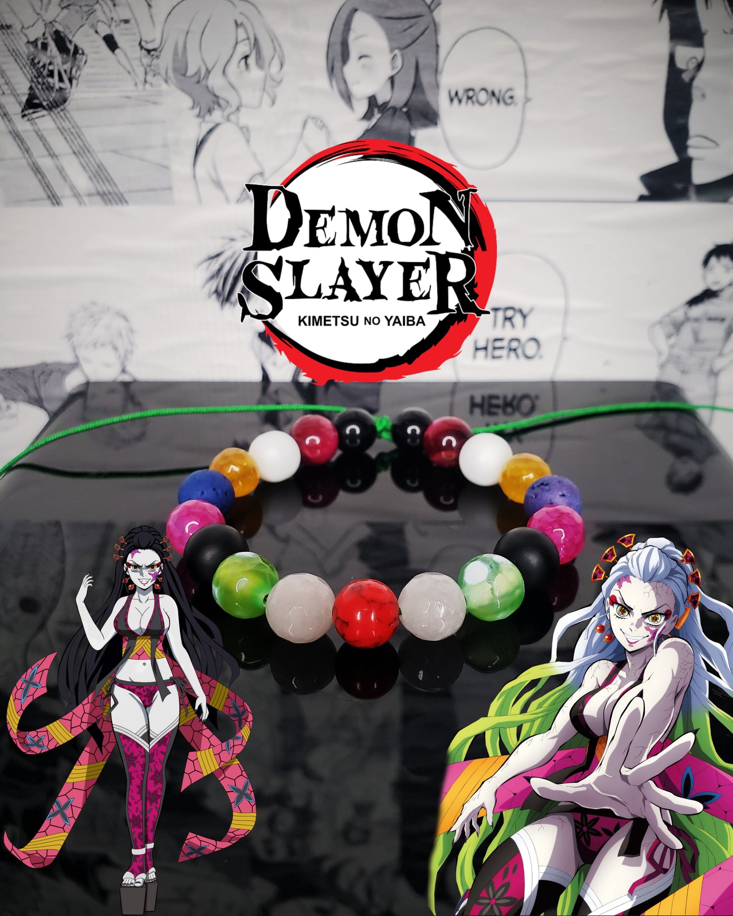 Pulseras Inspiradas En Personajes De Kimetsu no Yaiba