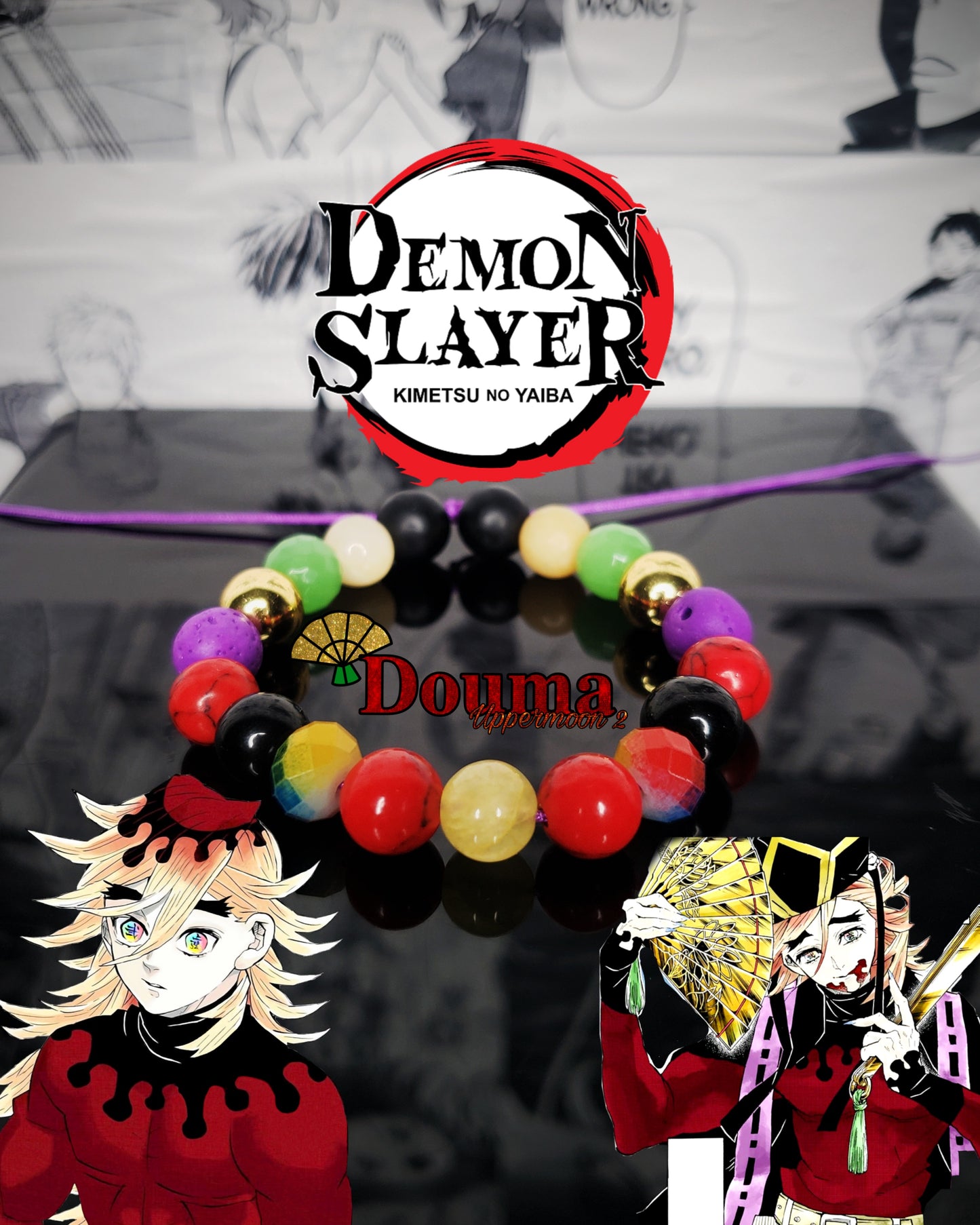Pulseras Inspiradas En Personajes De Kimetsu no Yaiba
