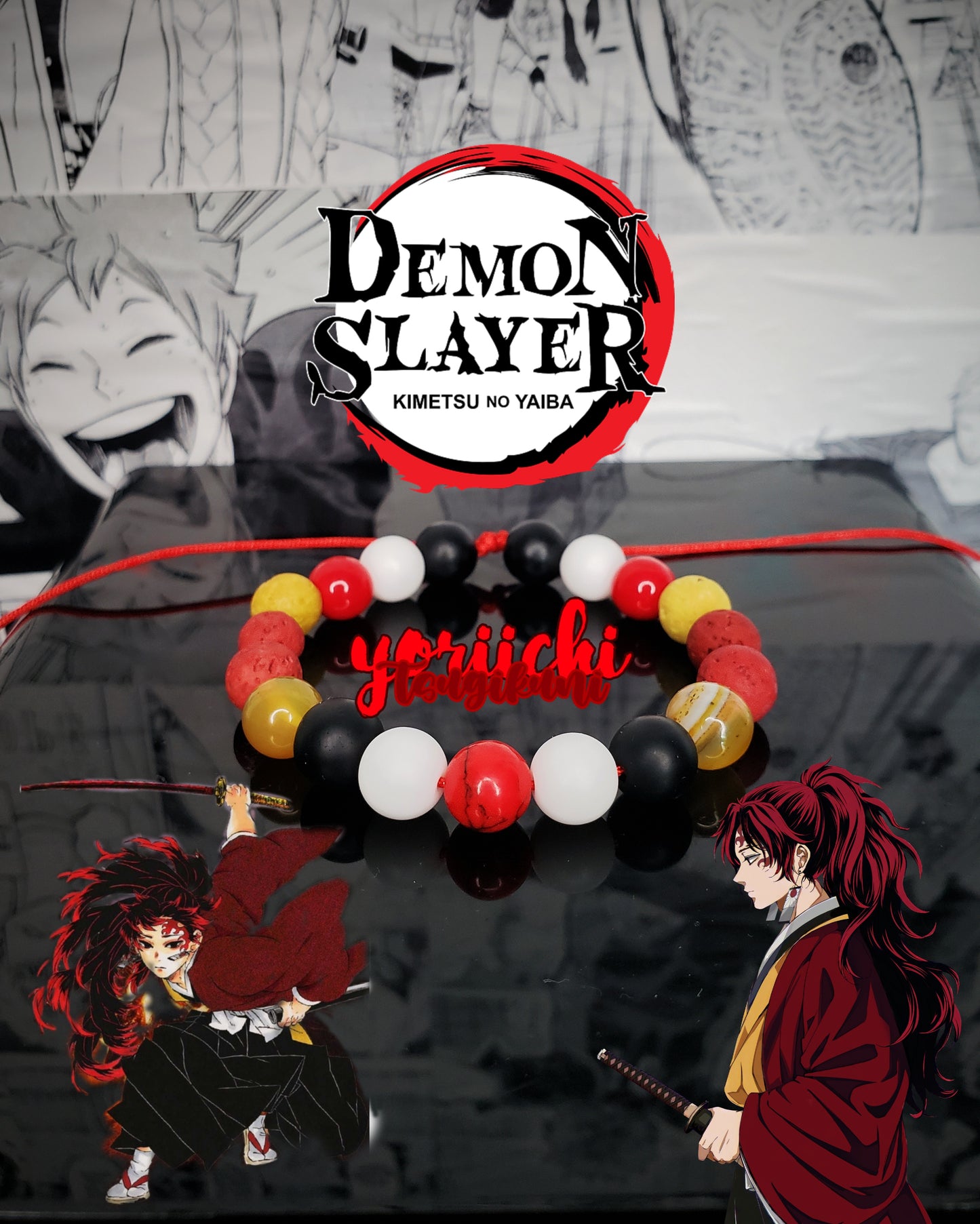 Pulseras Inspiradas En Personajes De Kimetsu no Yaiba