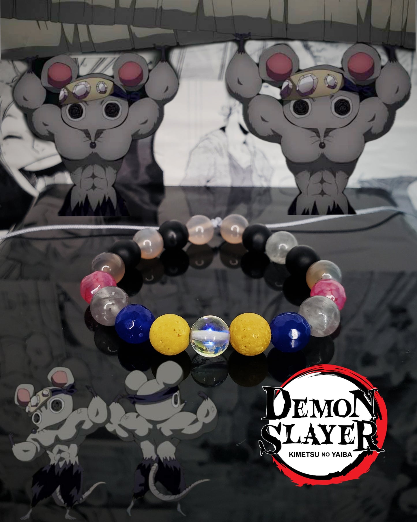 Pulseras Inspiradas En Personajes De Kimetsu no Yaiba