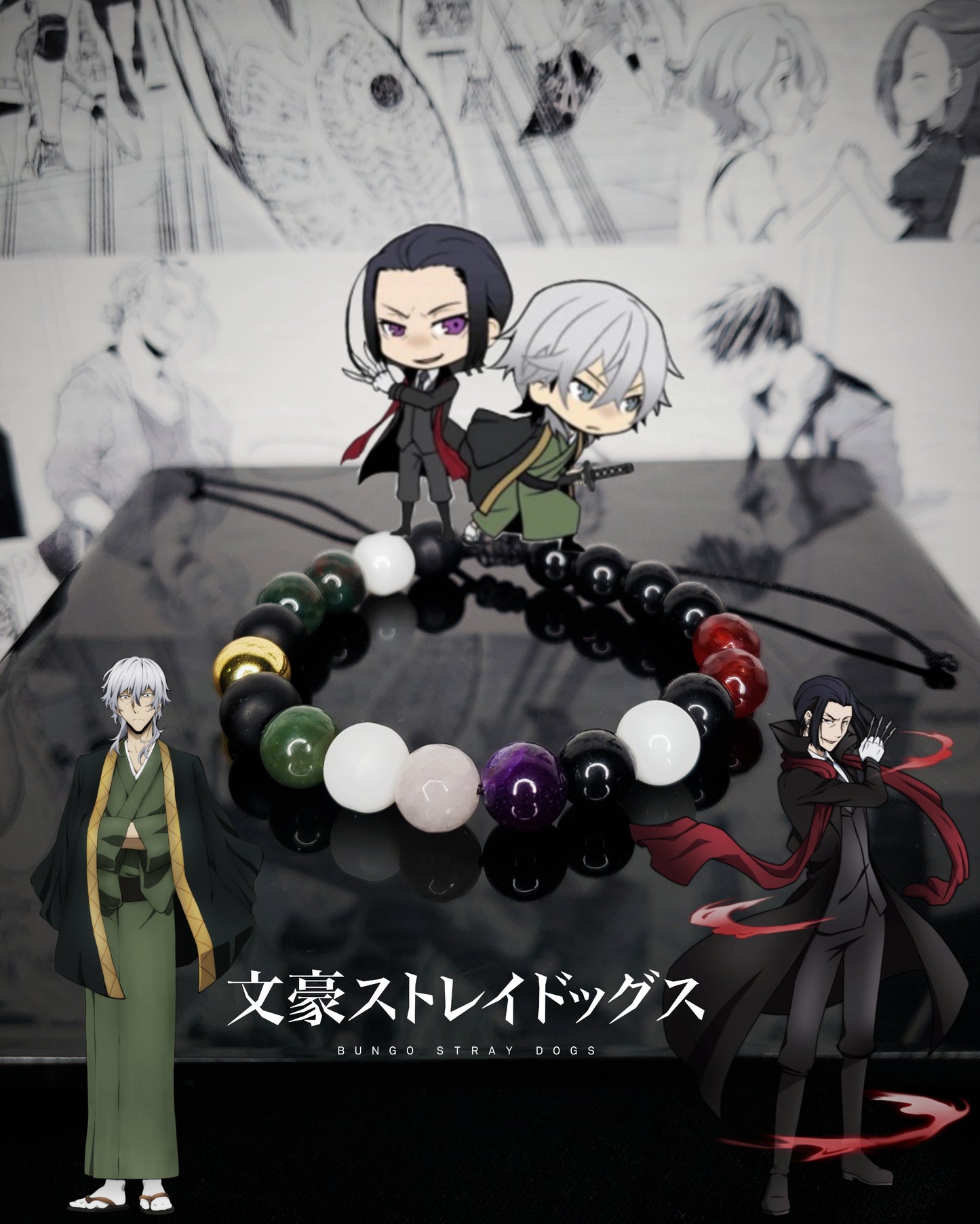 Pulseras Inspiradas En Personajes De Bungou Stray Dogs