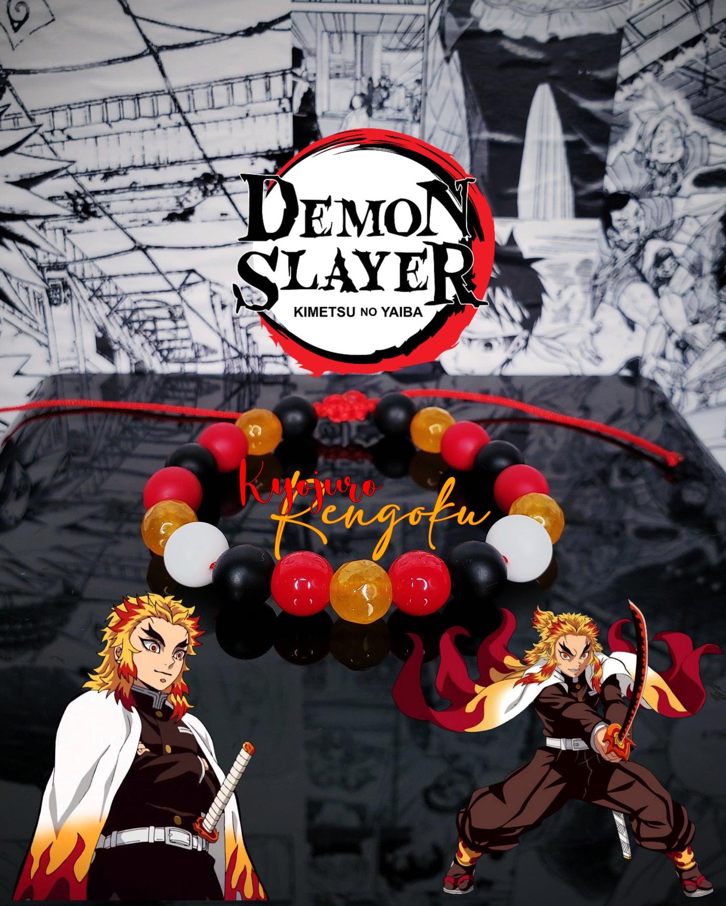 Pulseras Inspiradas En Personajes De Kimetsu no Yaiba