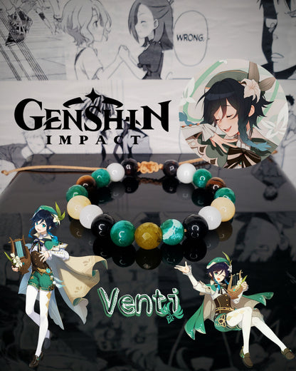 Pulseras Inspiradas En Personajes De Genshin Impact