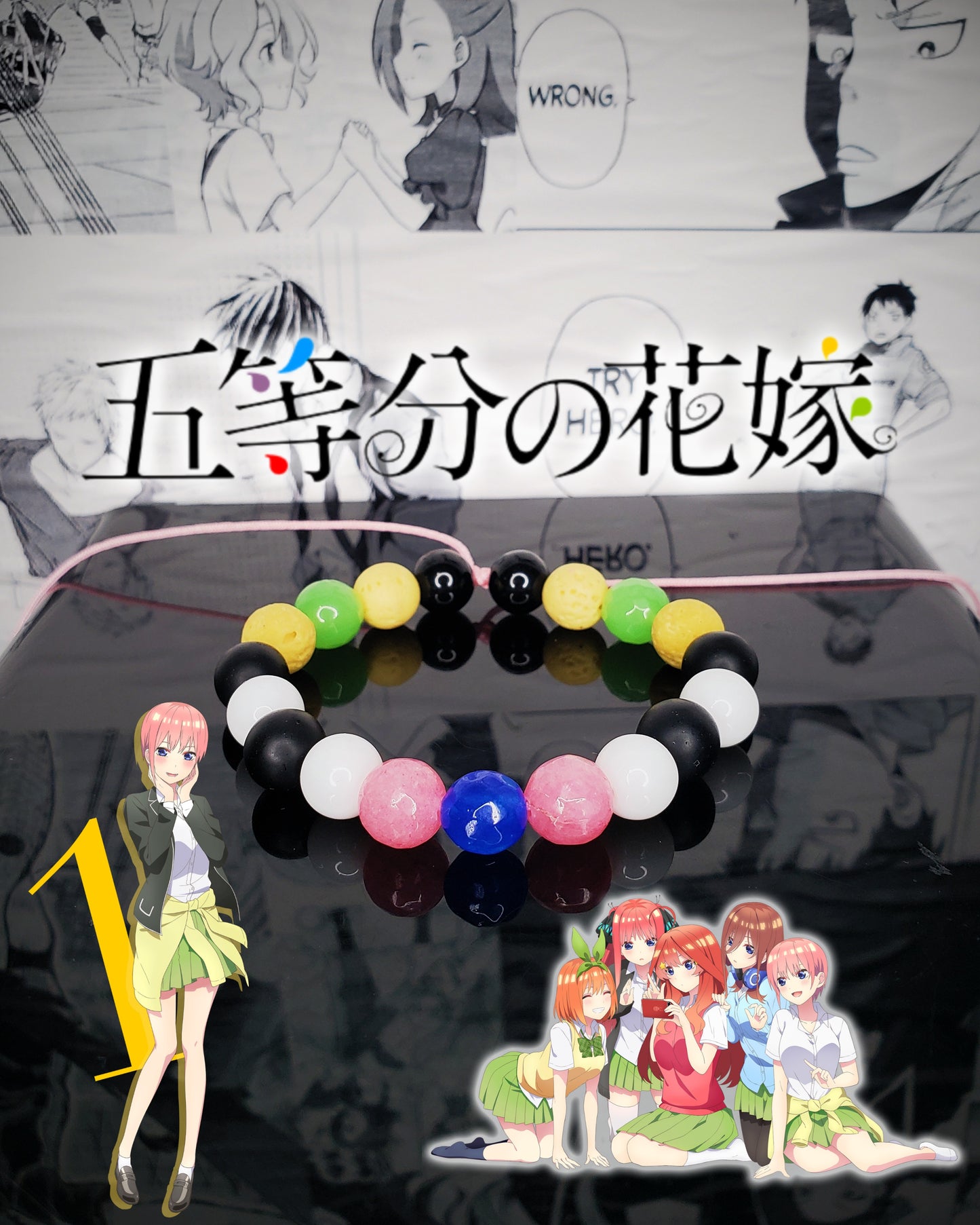 Pulseras Inspiradas En Personajes De Go-Tōbun no Hanayome