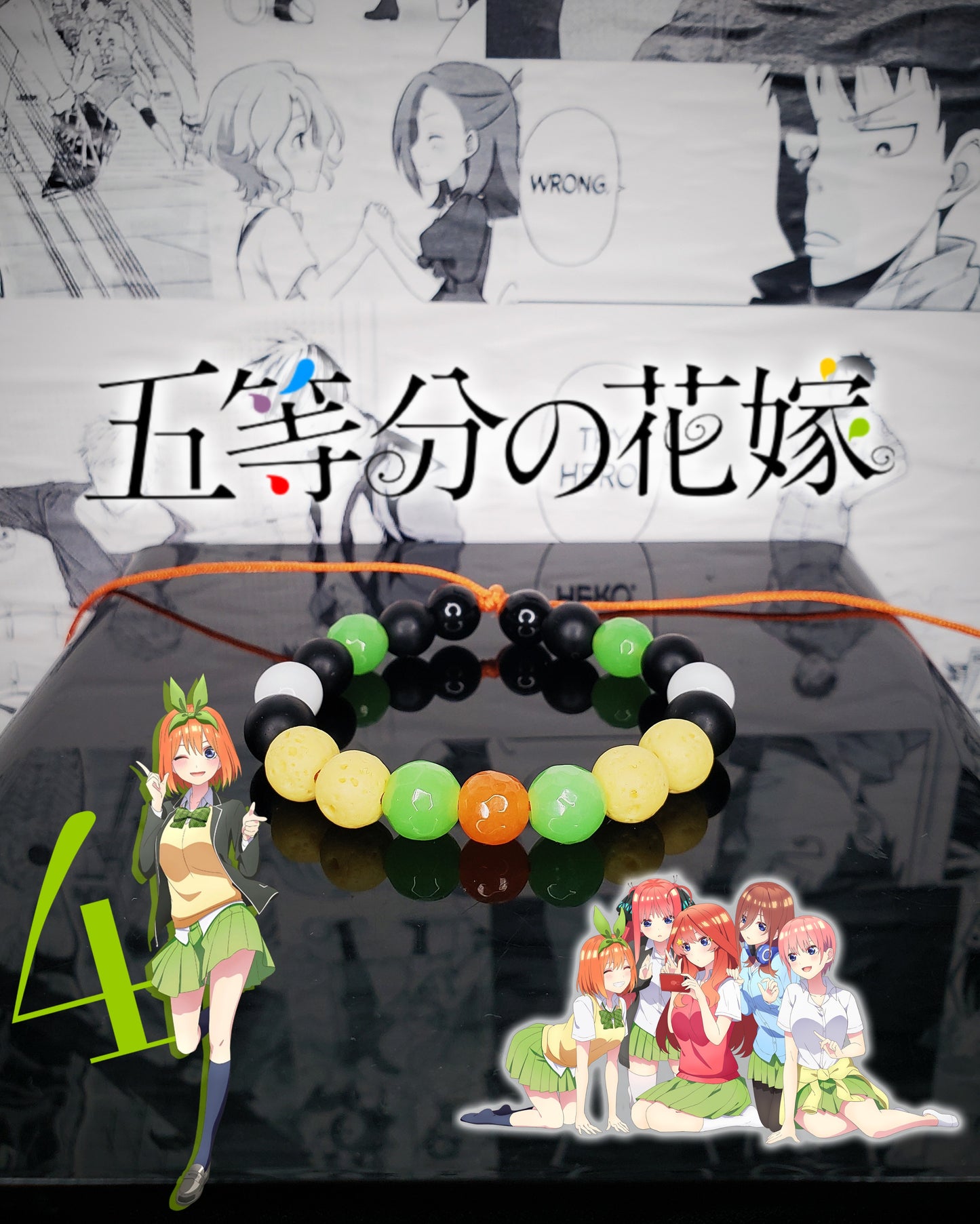 Pulseras Inspiradas En Personajes De Go-Tōbun no Hanayome