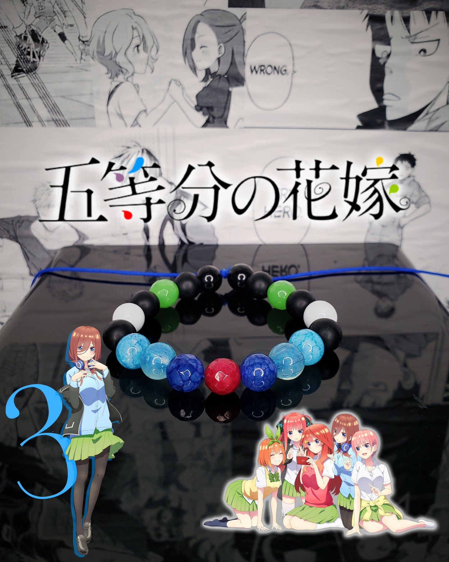 Pulseras Inspiradas En Personajes De Go-Tōbun no Hanayome