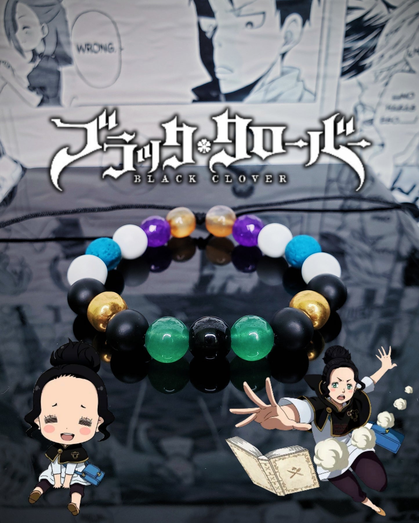 Pulseras Inspiradas En Personajes De Black Clover