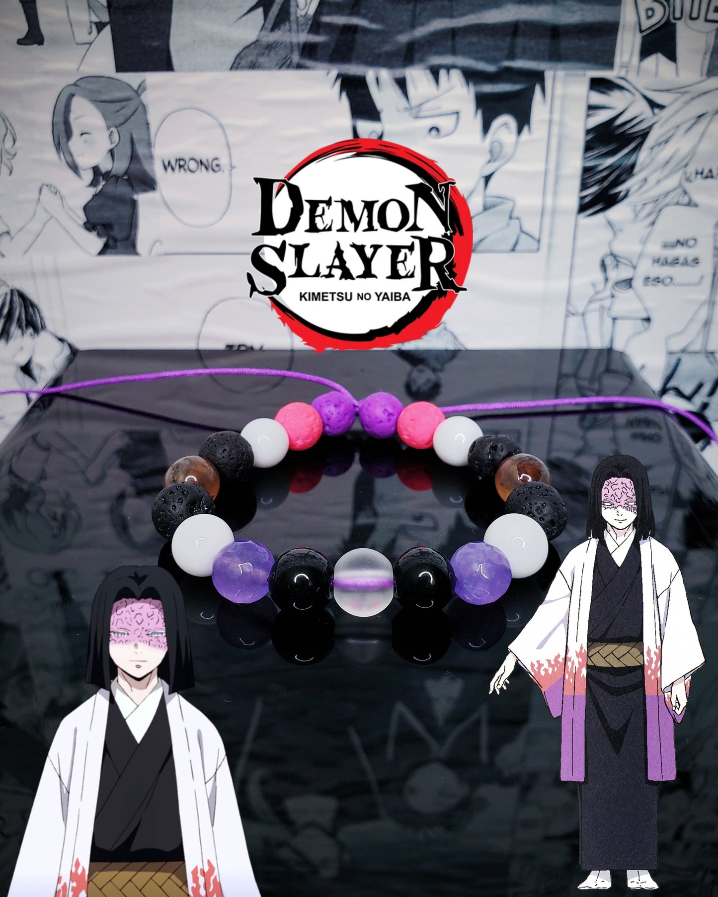 Pulseras Inspiradas En Personajes De Kimetsu no Yaiba