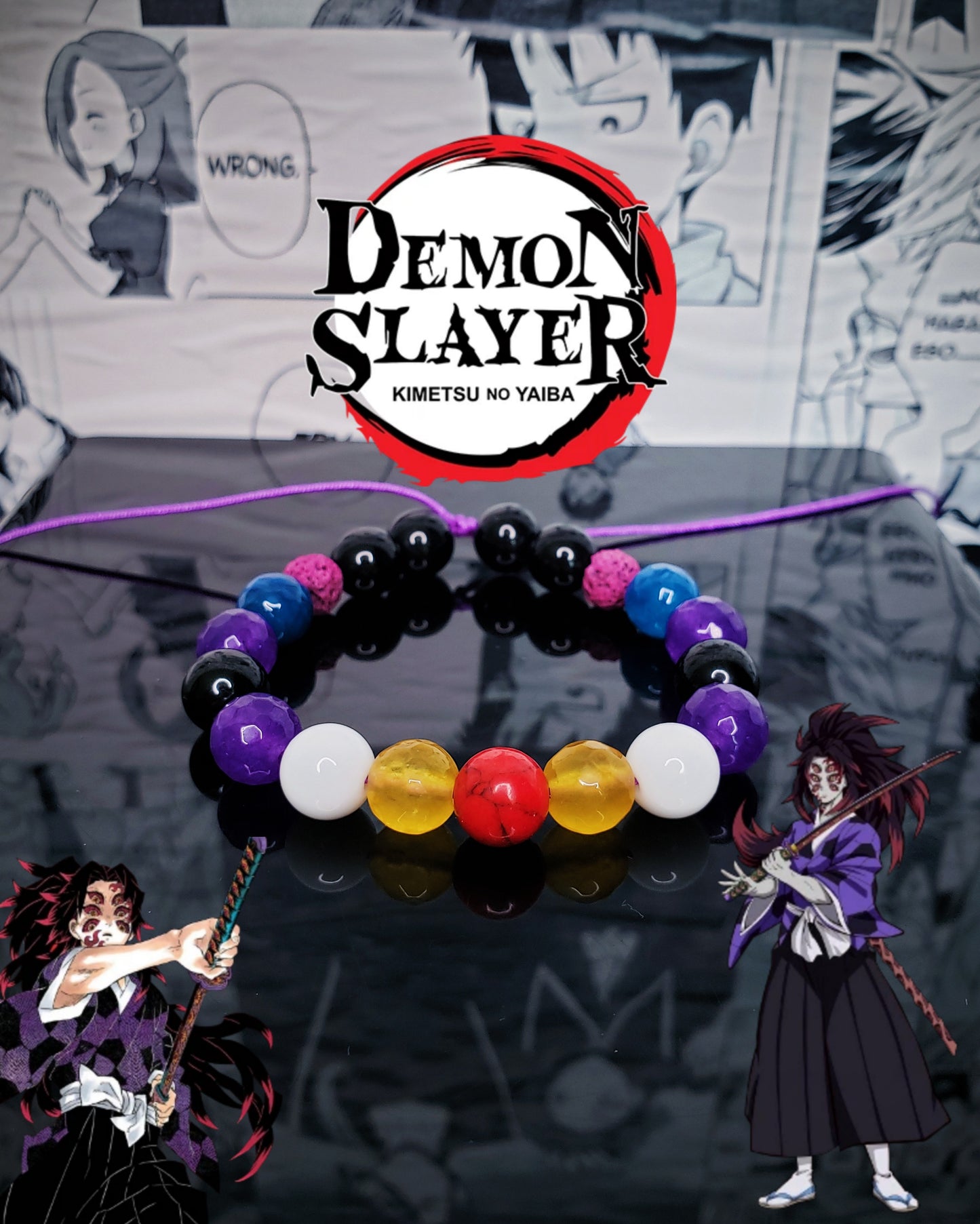 Pulseras Inspiradas En Personajes De Kimetsu no Yaiba