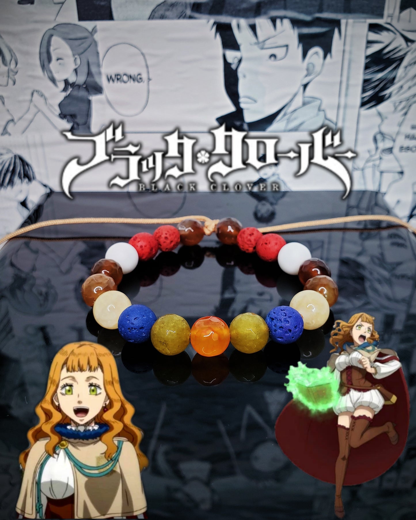 Pulseras Inspiradas En Personajes De Black Clover