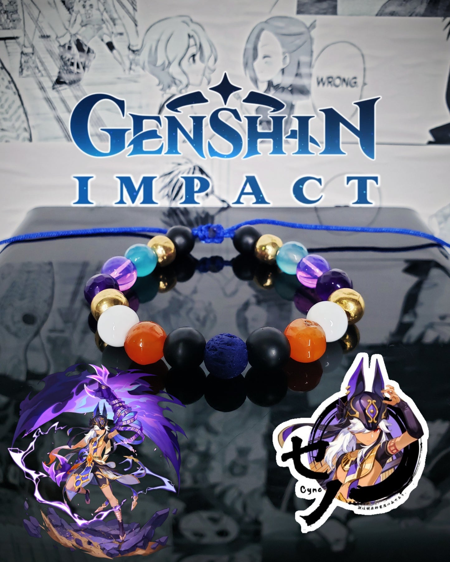 Pulseras Inspiradas En Personajes De Genshin Impact