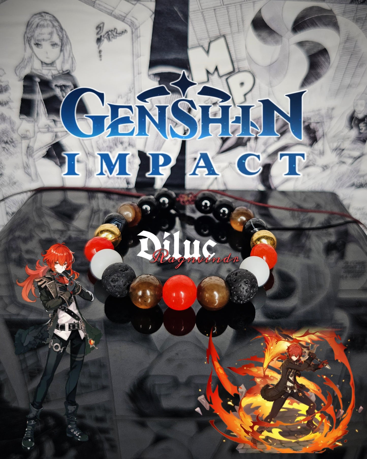 Pulseras Inspiradas En Personajes De Genshin Impact