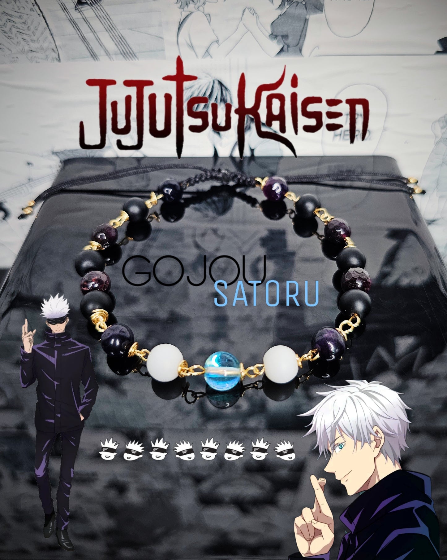 Tobilleras Inspiradas En Personajes De Jujutsu Kaisen