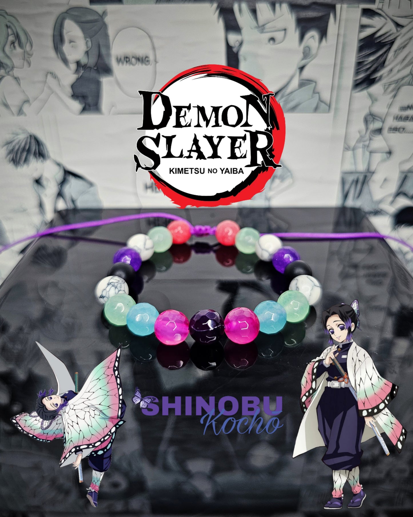 Pulseras Inspiradas En Personajes De Kimetsu no Yaiba