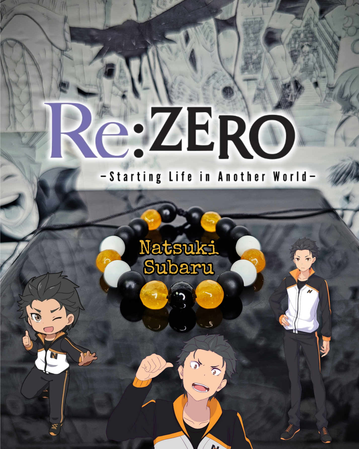 Pulseras Inspiradas En Personajes De Re:Zero