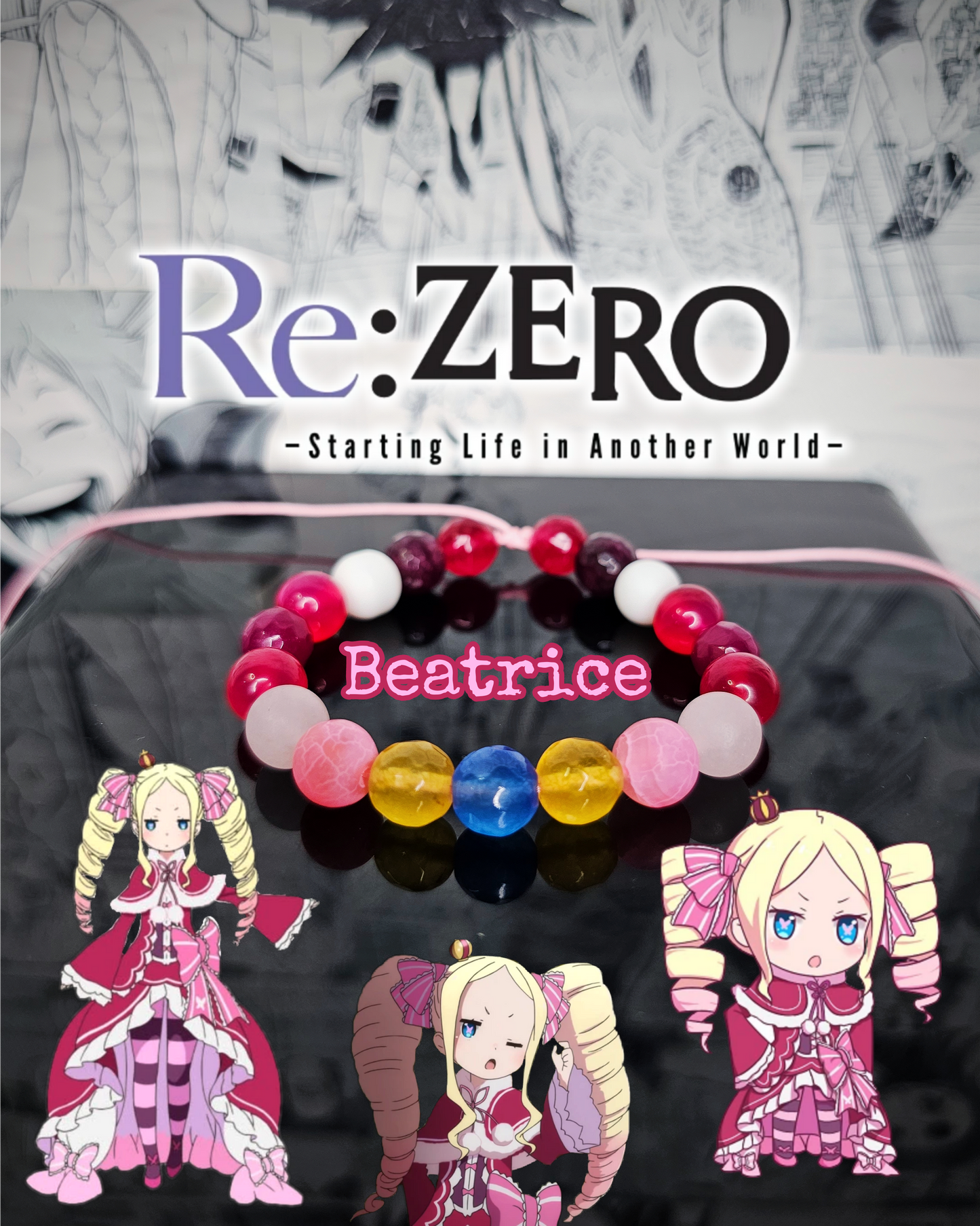 Pulseras Inspiradas En Personajes De Re:Zero
