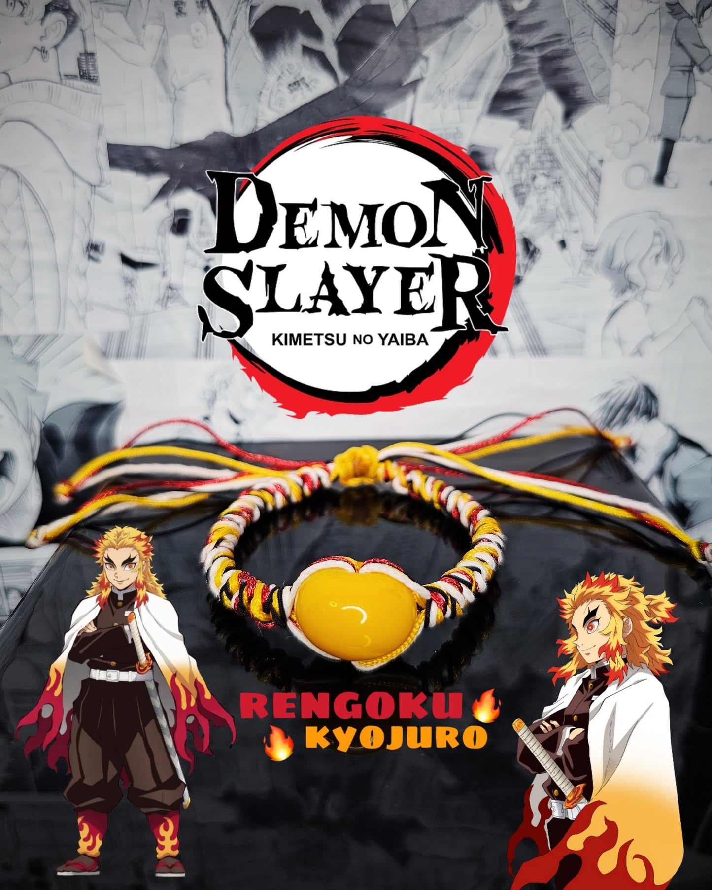 Pulseras Inspiradas En Personajes De Kimetsu no Yaiba
