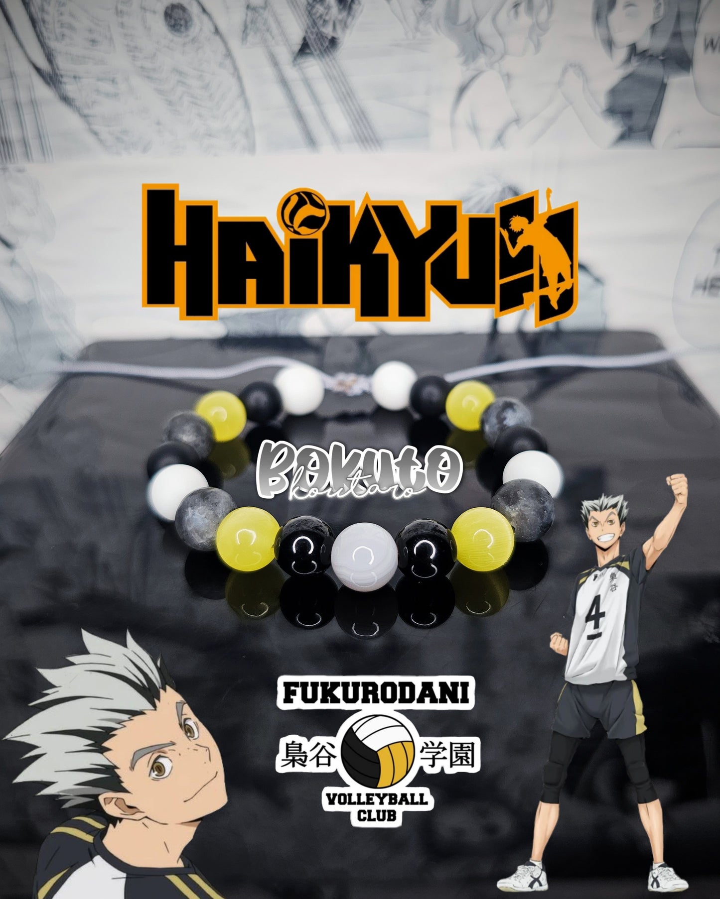 Pulseras Inspiradas En Personajes De Haikyu!!