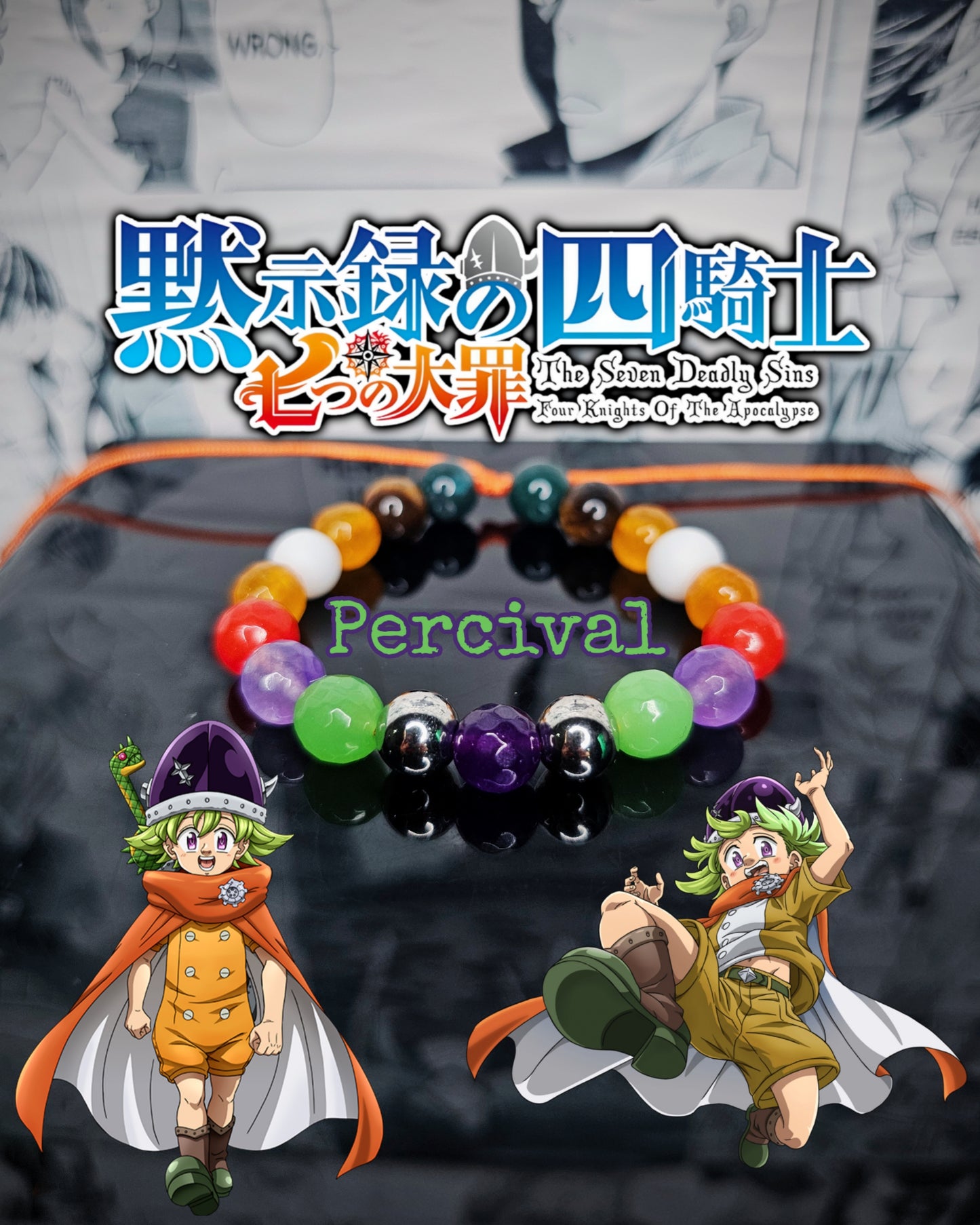 Pulseras Inspiradas En Personajes De Nanatsu No Taizai