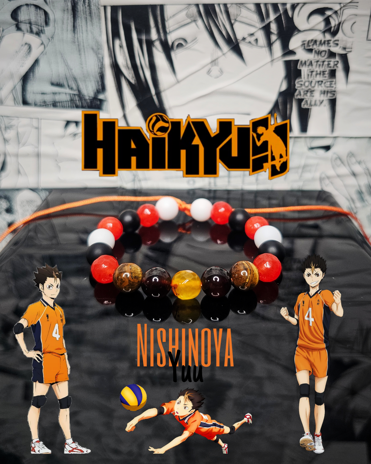 Pulseras Inspiradas En Personajes De Haikyu!!