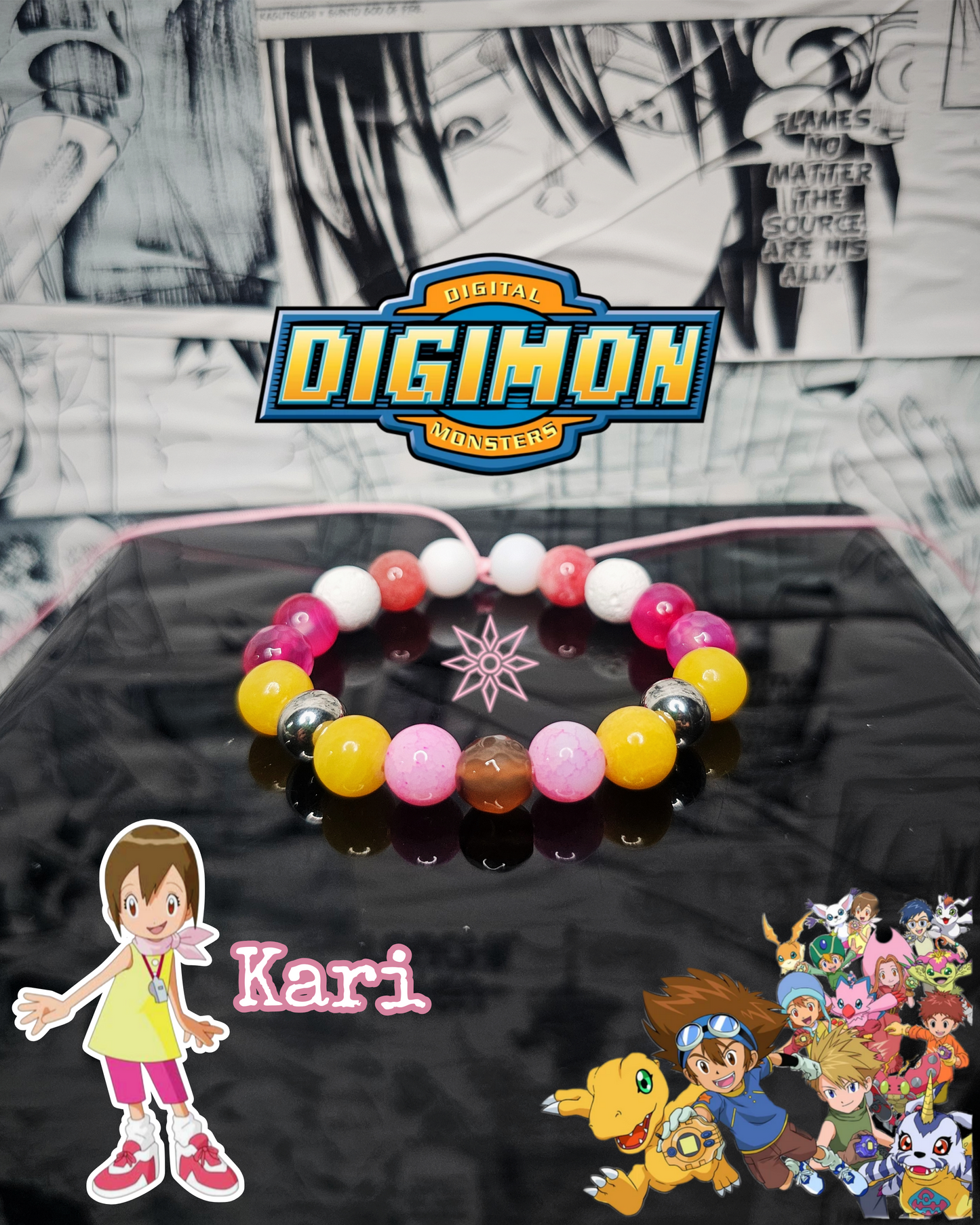 Pulseras Inspiradas En Personajes De Digimon