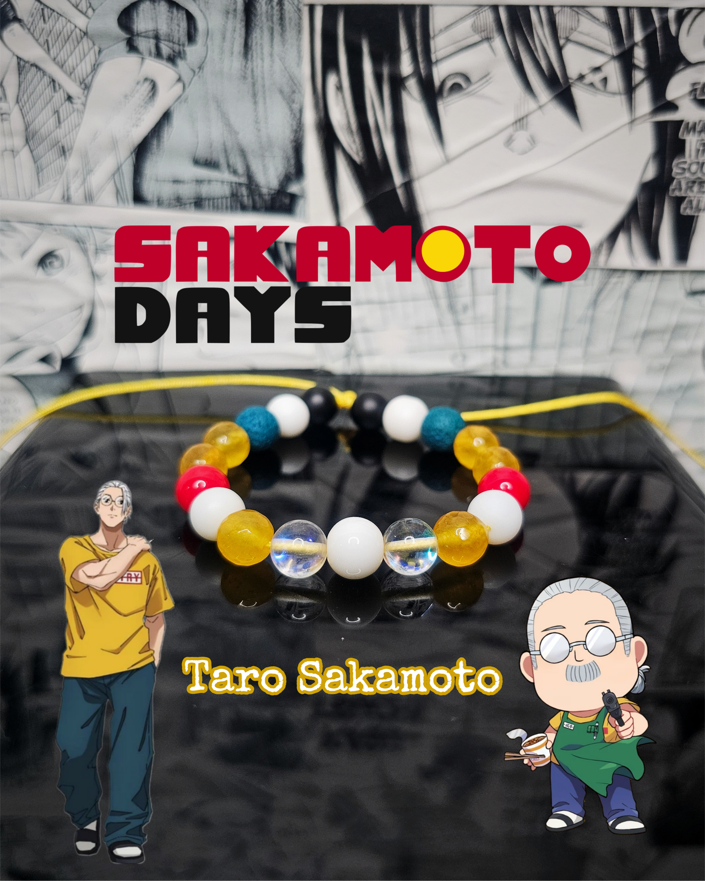 Pulseras Inspiradas En Personajes De Sakamoto Days