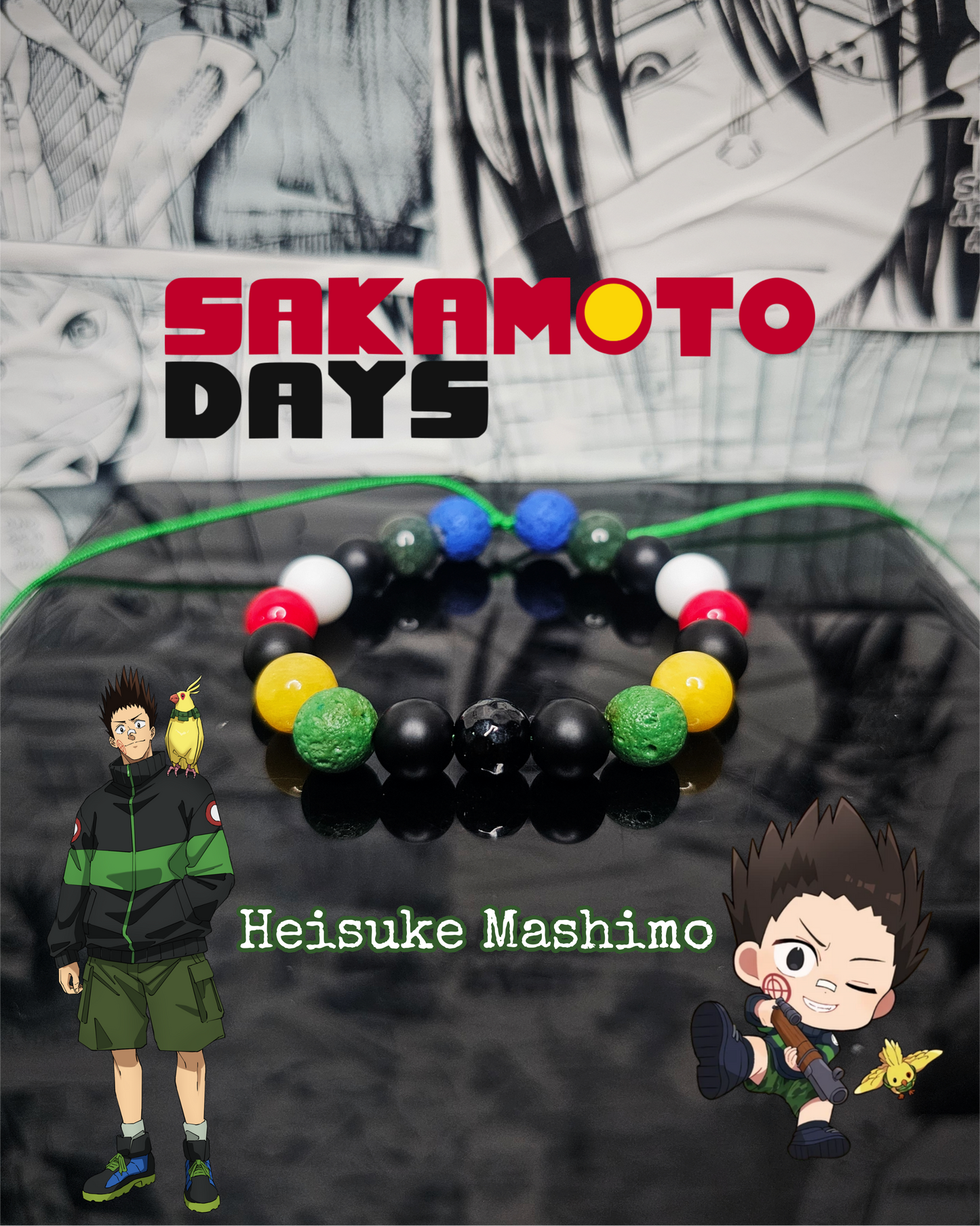 Pulseras Inspiradas En Personajes De Sakamoto Days
